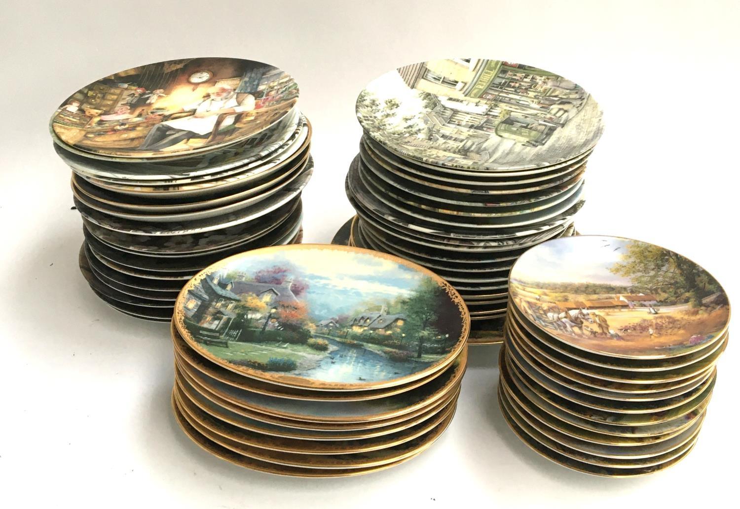 A collection of approx 60. Bradford Exchange plates