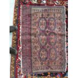 A Persian prayer mat, 76x117cm