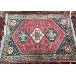 Two west Persian rugs, 115x150cm and 68x118cm