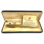 A c.1970s Sheaffer Touchdown Imperial Triumph fountain pen, in original box