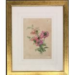 Madeleine Lemaire (French 1845 - 1928), 19th century study of flowers, watercolour, signed