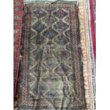 A small West Persian rug, 85x155cm