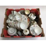 A mixed lot of ceramics and teawares to include Royal Vale tea set, Czech tea set etc
