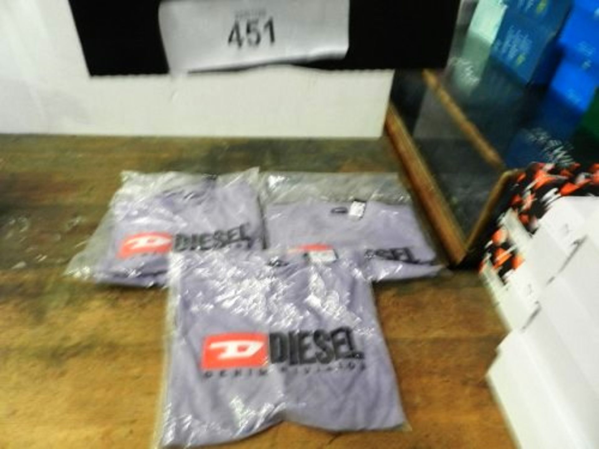 3 x Diesel Division t-shirts, size M, RRP £50.00 each - New (C14E)