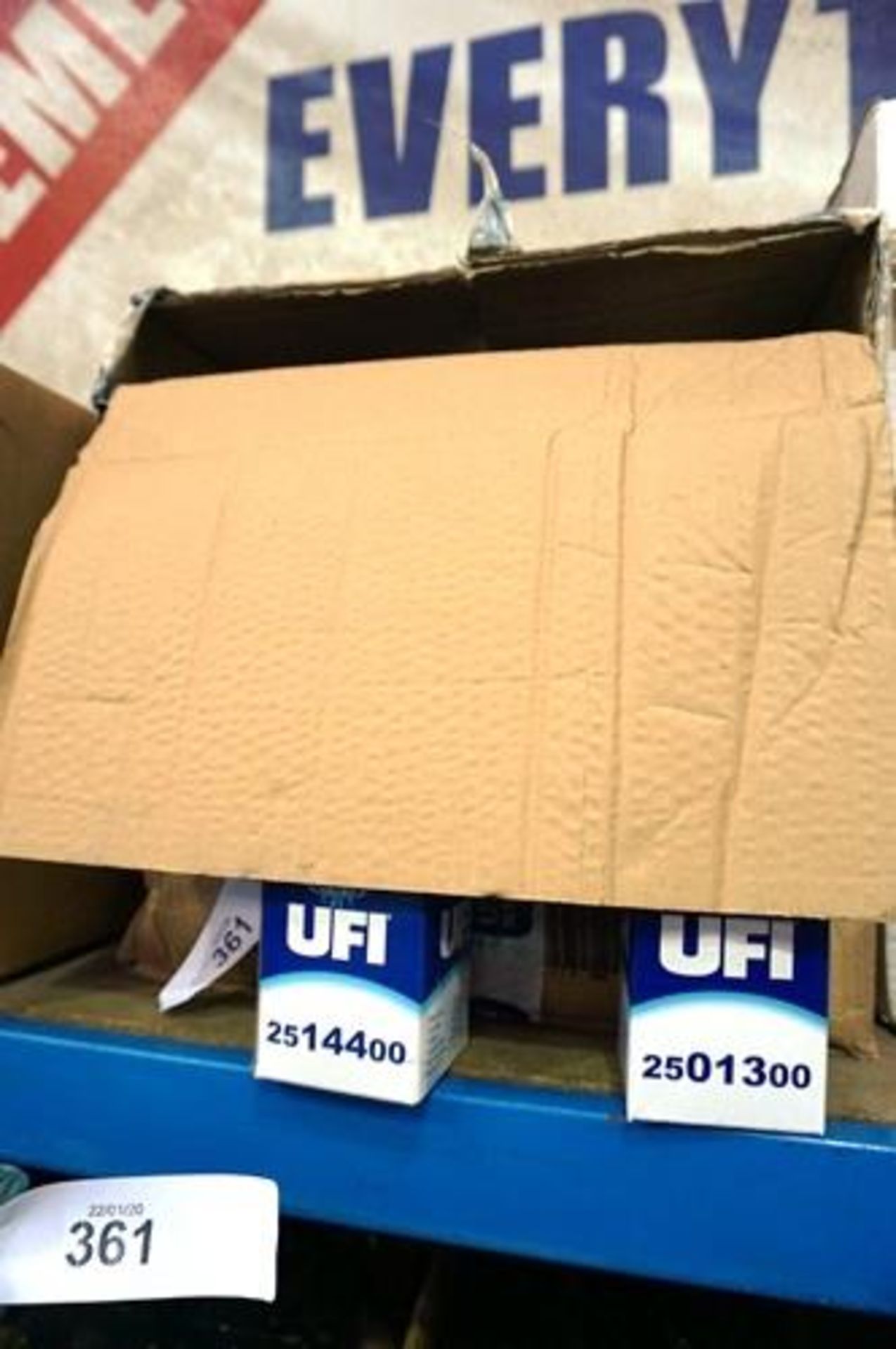 A box of UFI oil filters, various models - New in box (GS11)