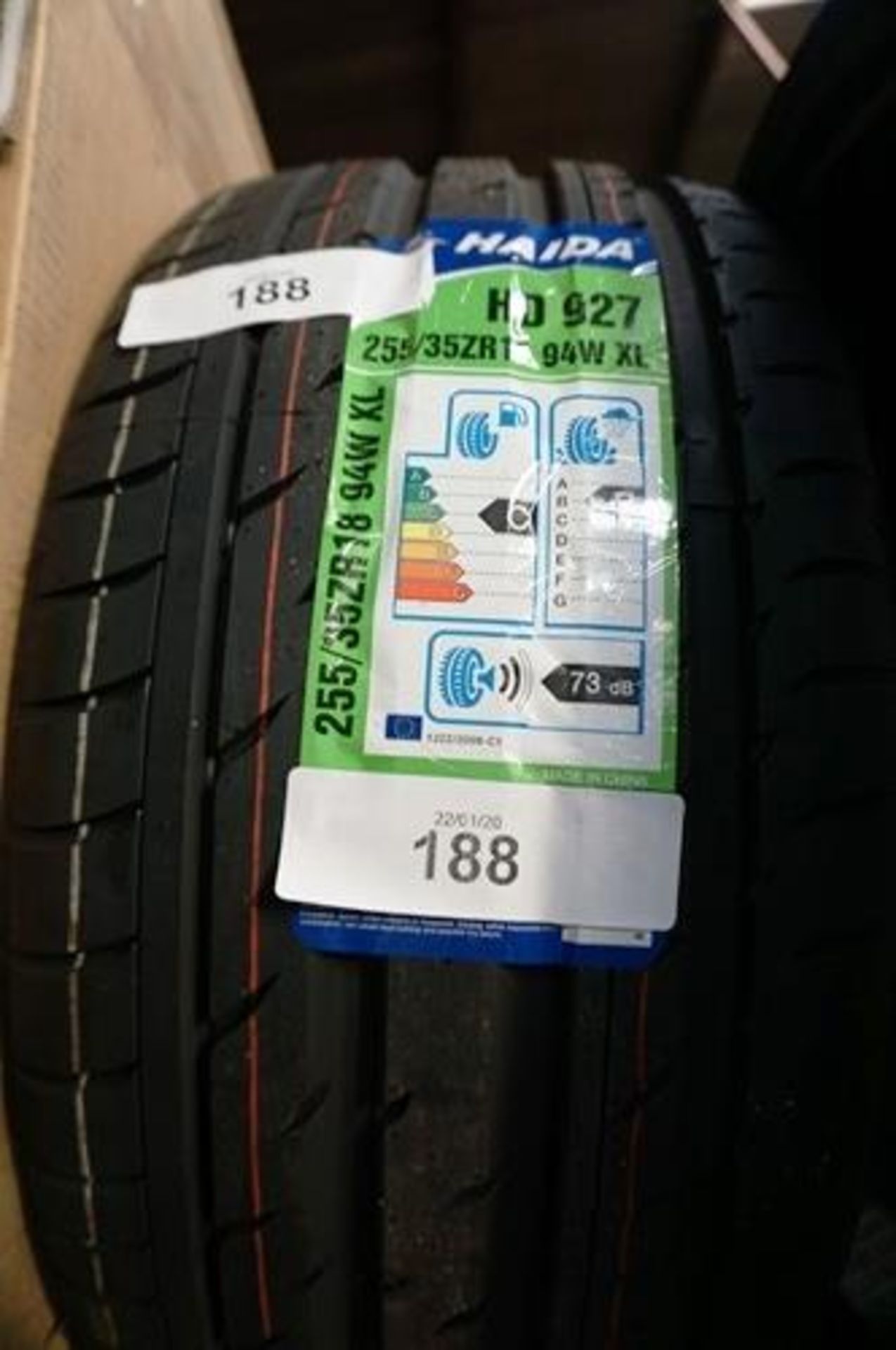 1 x Haida tyre, size 255/35 ZR 18 94W XL - New (GS3)