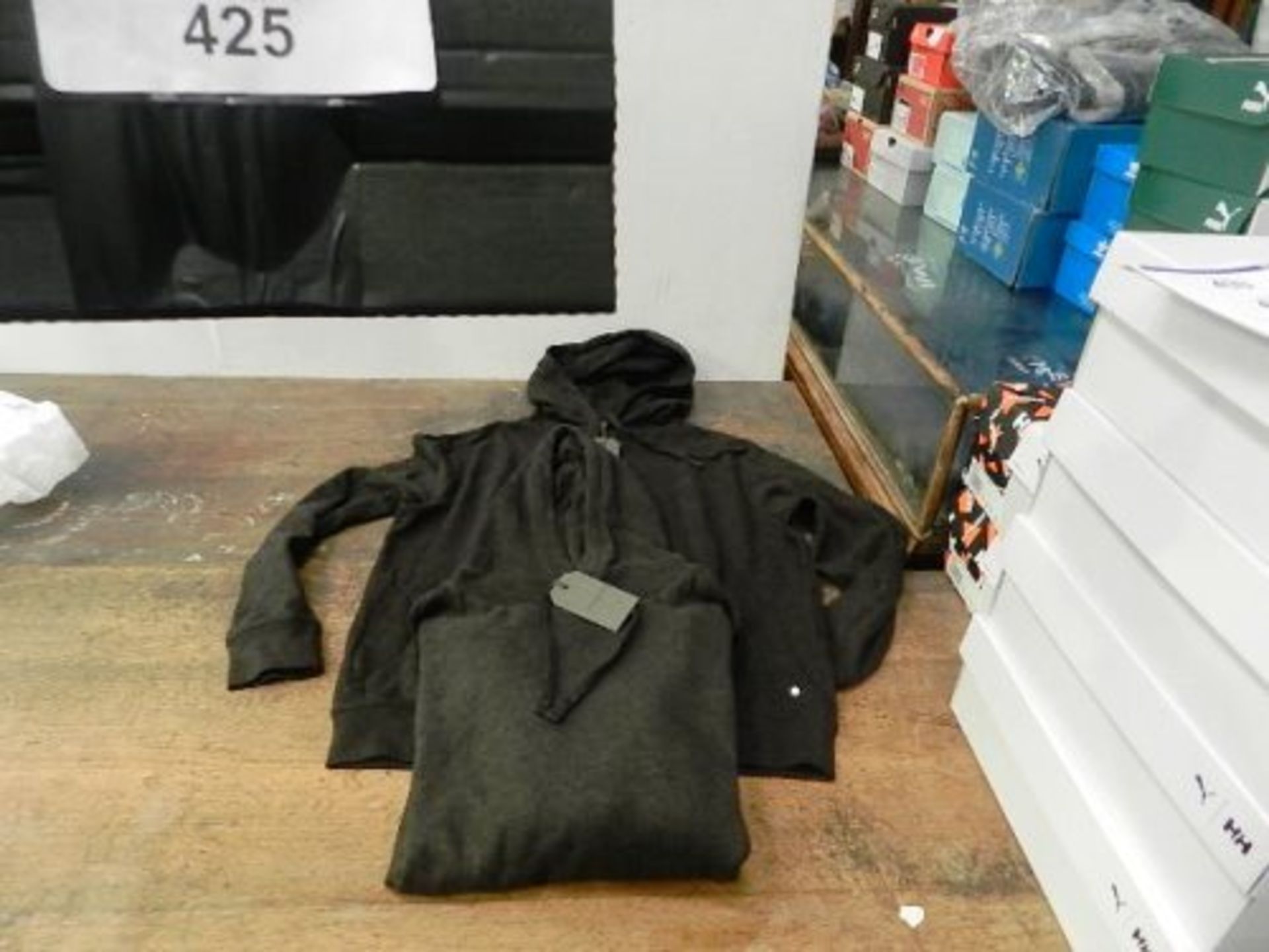 2 x All Saints men's hoodies, 1 x size L and 1 x size XS - New (S24)