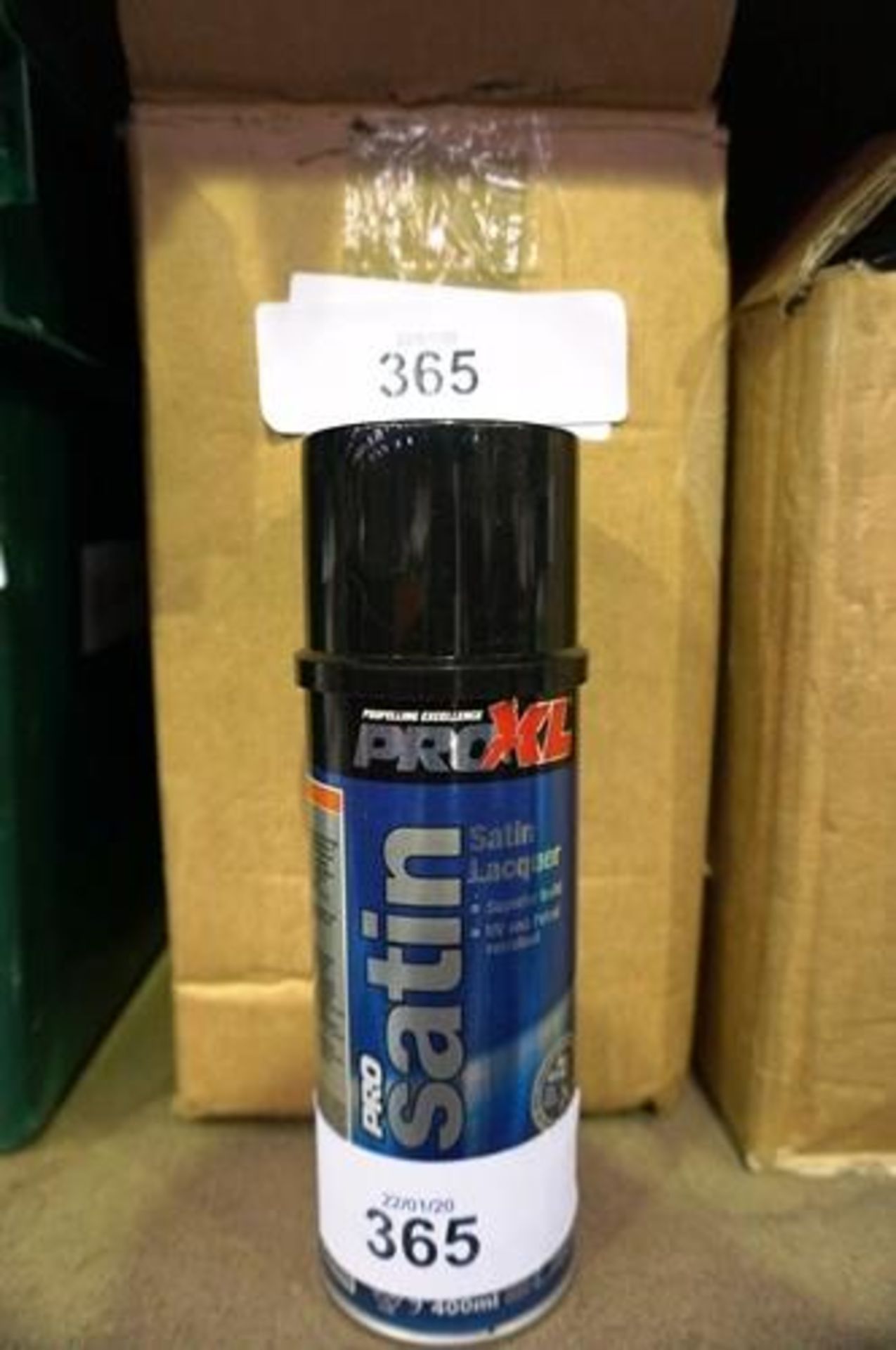 12 x 400ml spray cans of Pro XL Pro Satin lacquer paint - New (GS11)