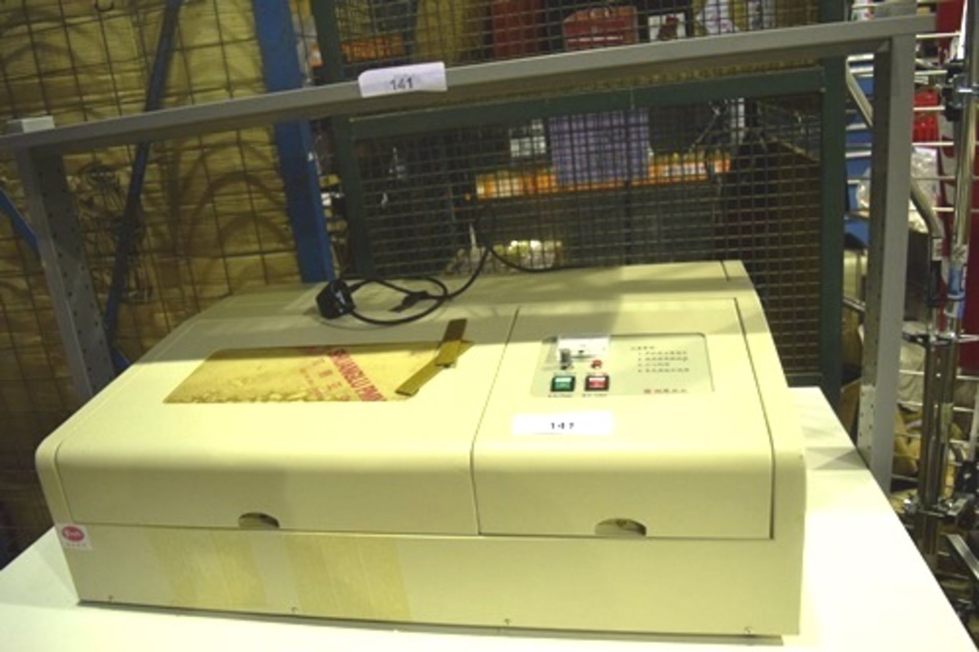 Yinghe laser engraving machine, 240Vm 2 tier workstation included - Second-hand (ES13)