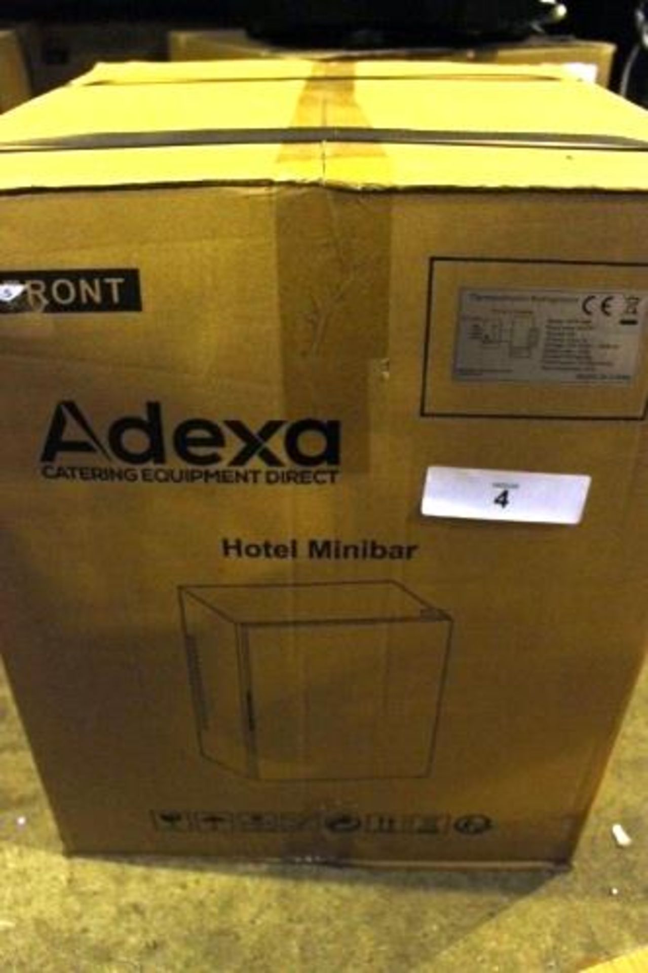 An Adexa No Noise 40ltr refrigerator/mini bar, model BCH-40B, RRP £119.00 - Sealed new in box (