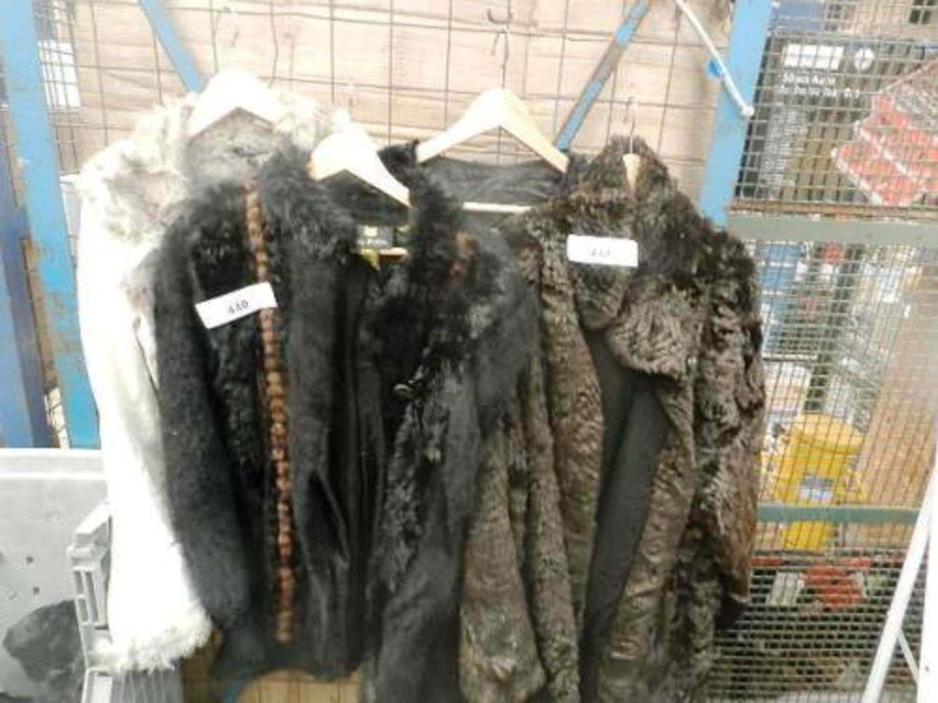 4 x fur jackets, size unknown approximately 12 - 14, includes Angora jacket by Fully Fashion, - Image 2 of 2