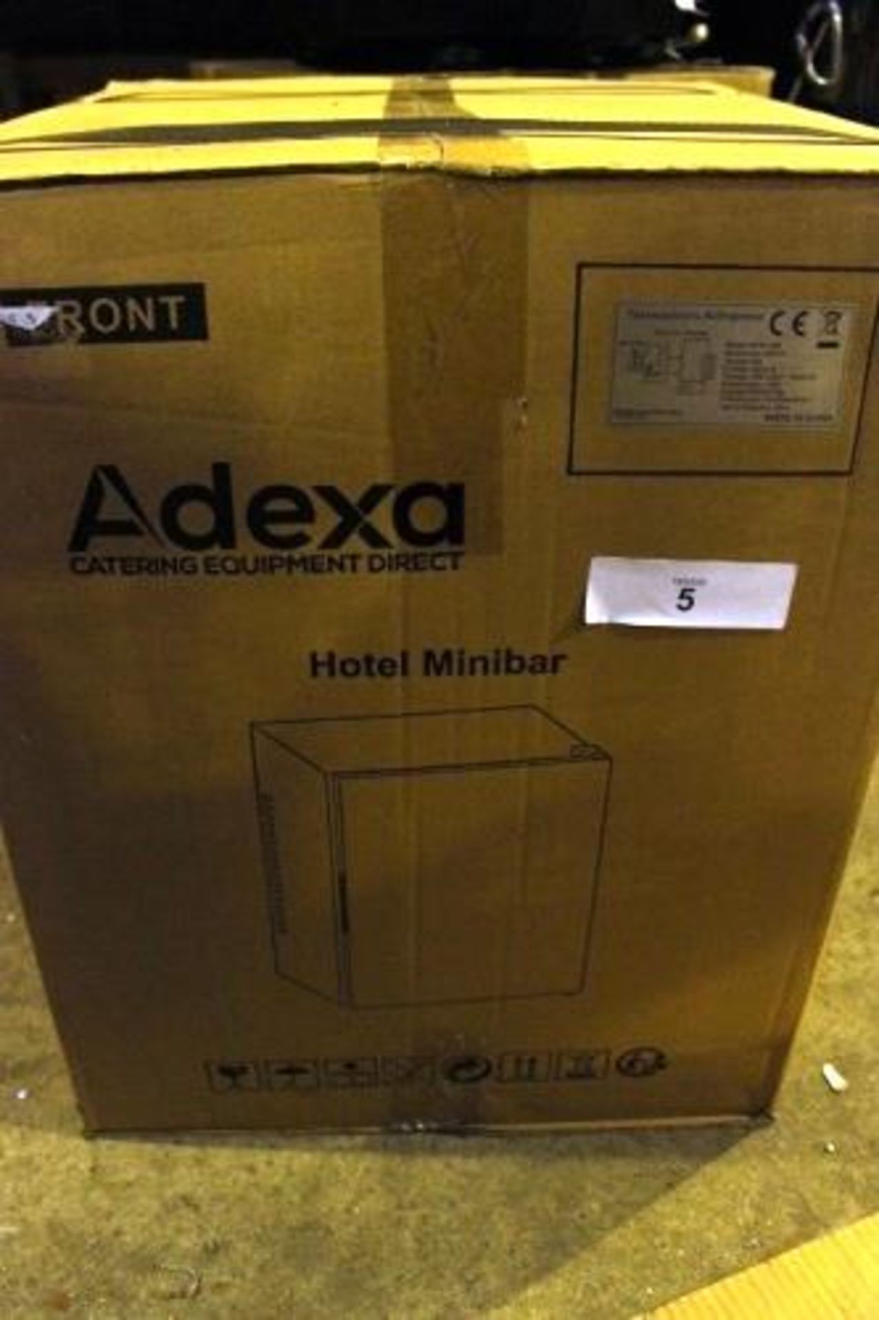 An Adexa No Noise 40ltr refrigerator/mini bar, model BCH-40B, RRP £119.00 - Sealed new in box (