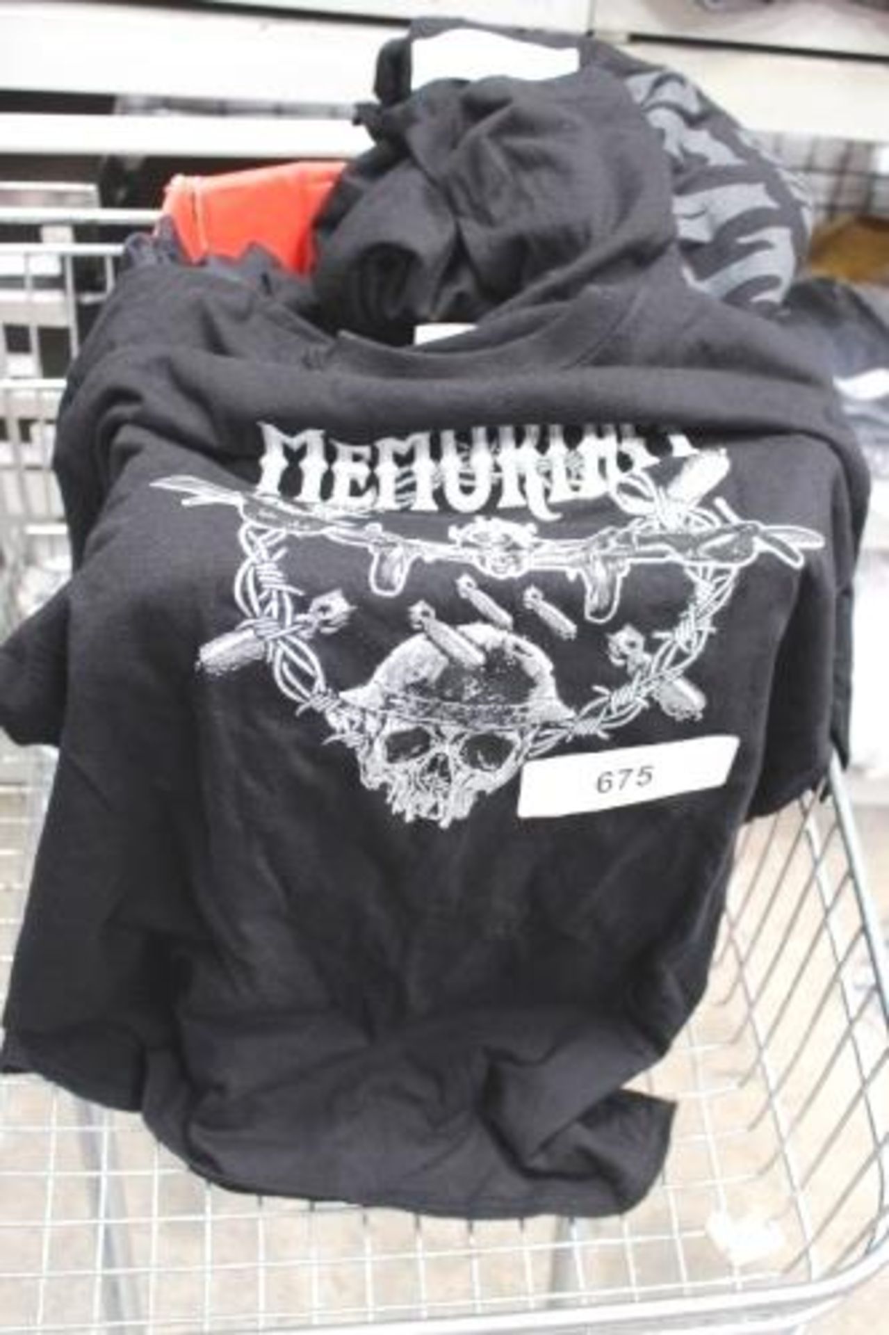 Approximately 30 Death Metal logo and graphic t-shirts, various sizes - New (ES9C)