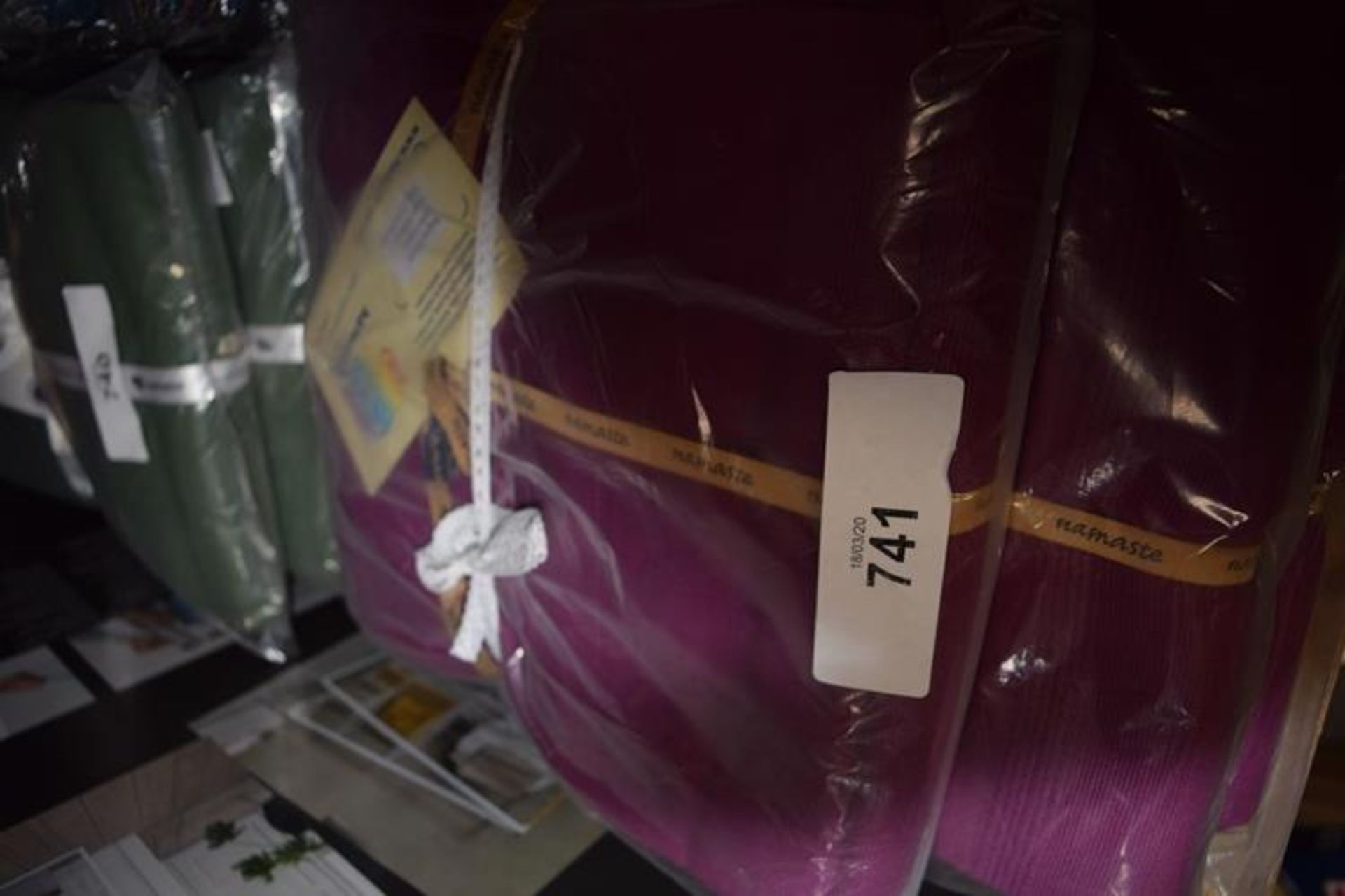 3 x Namaste Home Rajput double cotton throws, colour purple, code RDRAS, size 225 x 250cm - New in