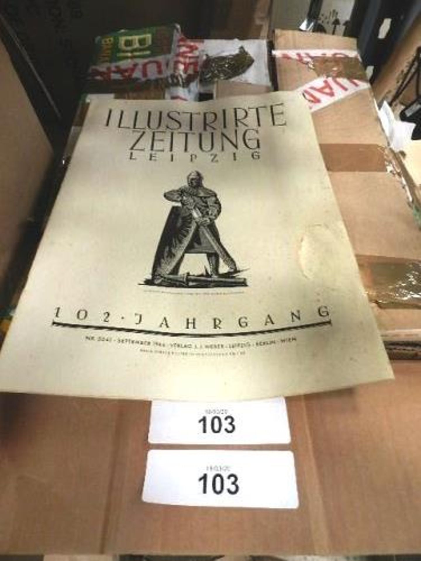 A collection of Illustrirte Zeitung Leipzig editor Goebels, 86 x 11.1.1940 September 44 - Second-