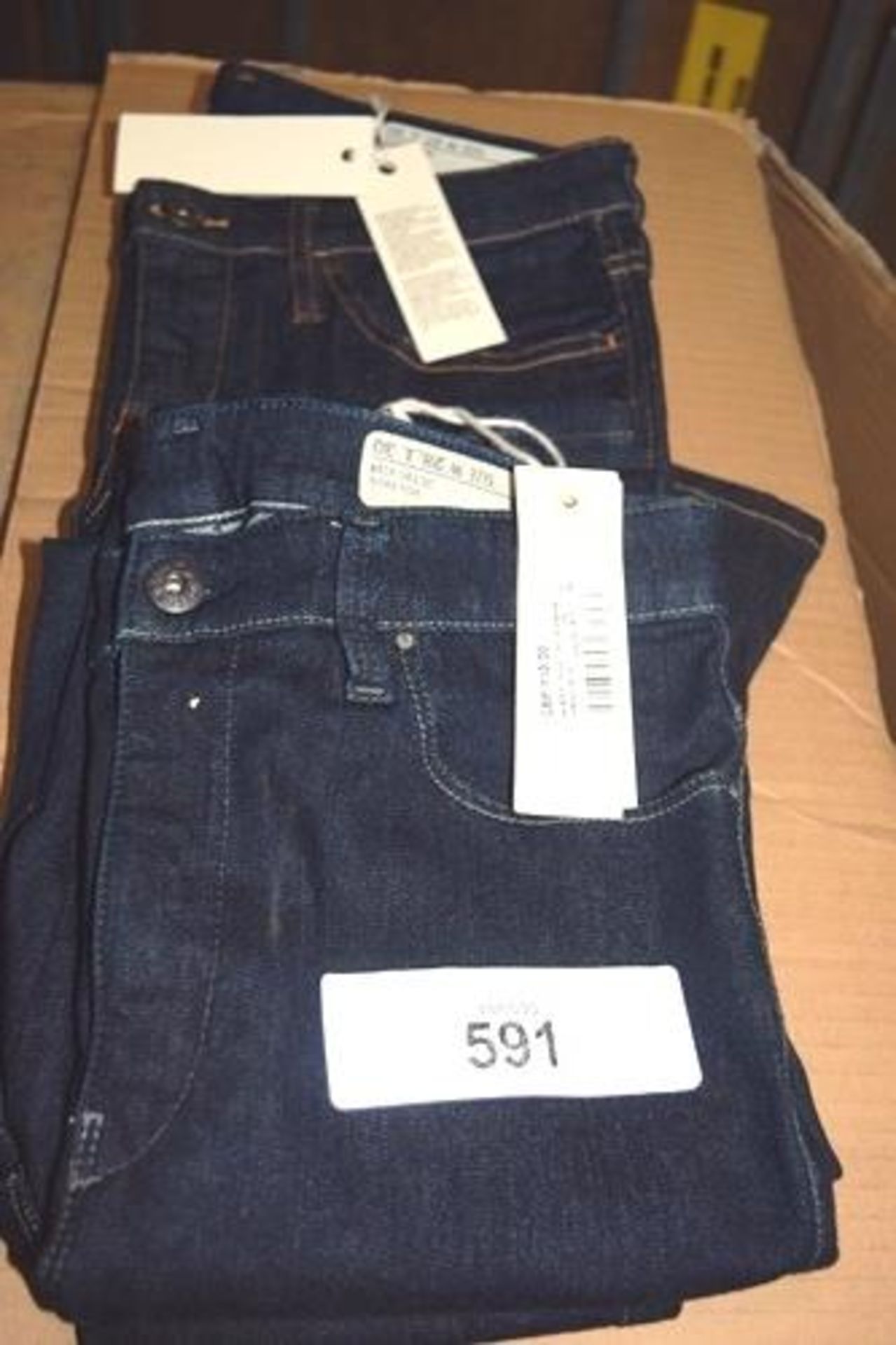 2 x pairs of Diesel jeans comprising 1 x Skinzee-High, size W28/L30 and 1 x Skinzee-Low, size W27/