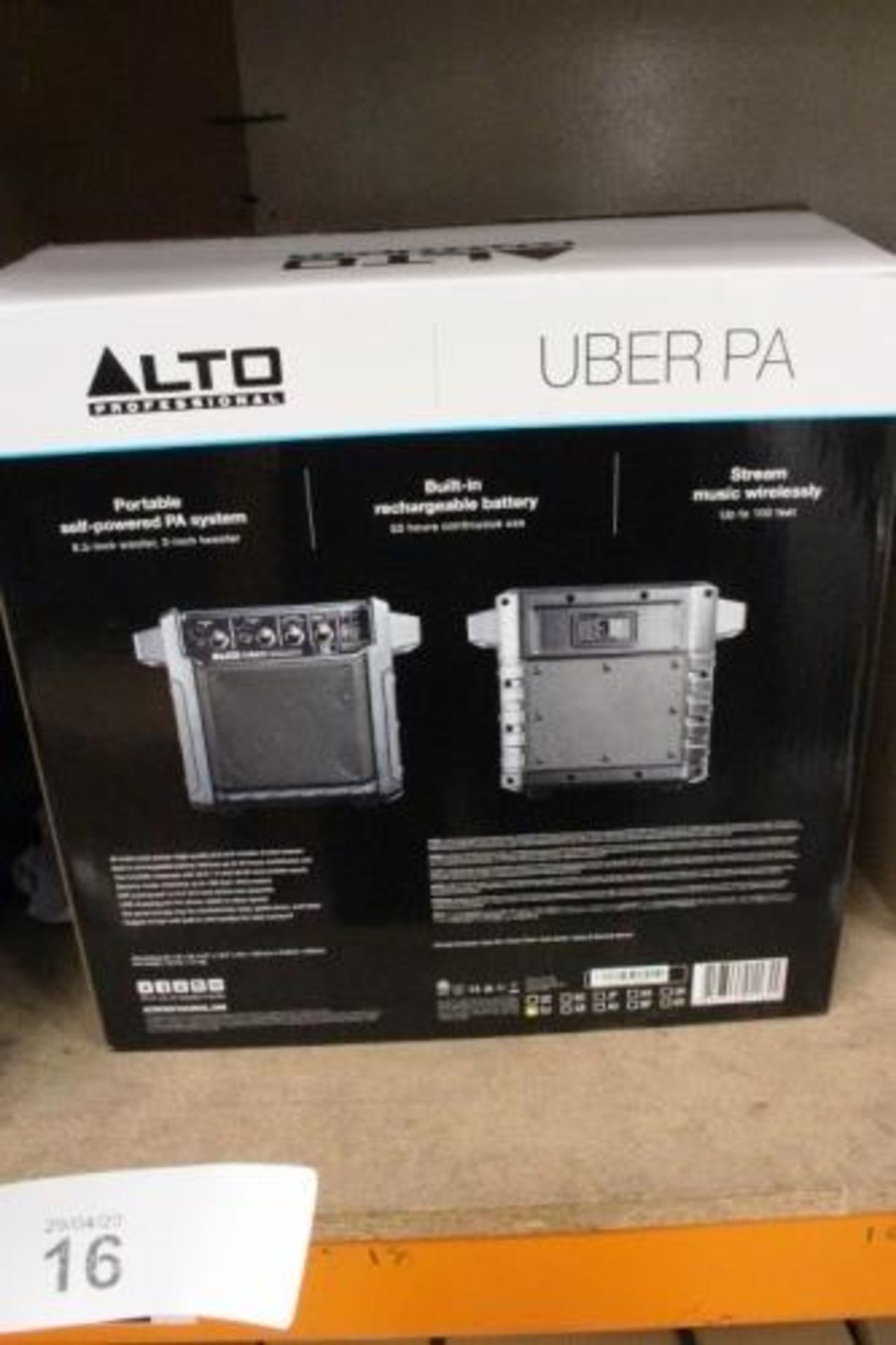 An Alto professional UBER portable PA system - New in box (ES1) - Image 2 of 2