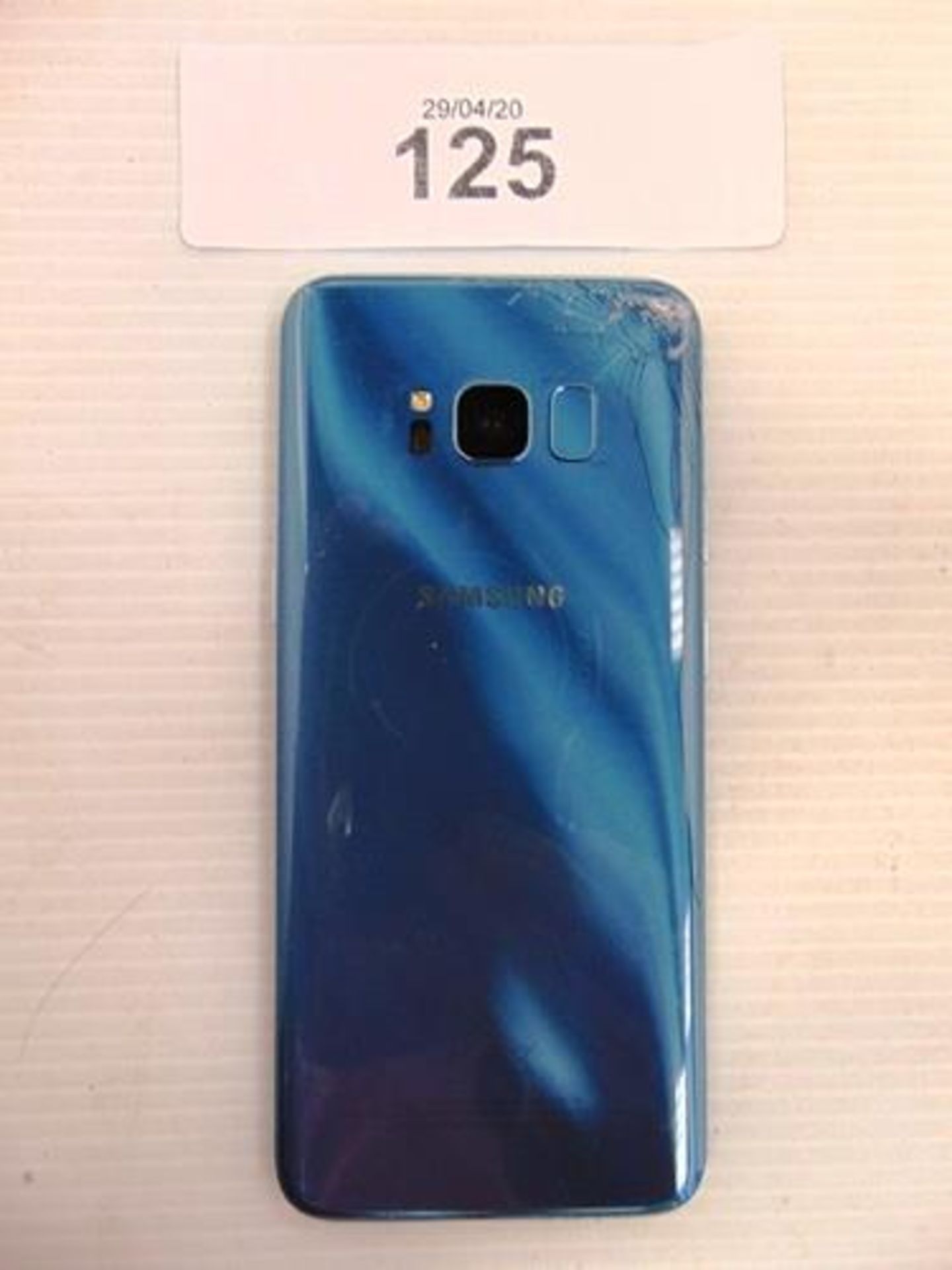 A Samsung Galaxy S8 smart phone, model SM-G950F, powers on, factory reset, IMEI: 359038/108/586417/8 - Image 2 of 2