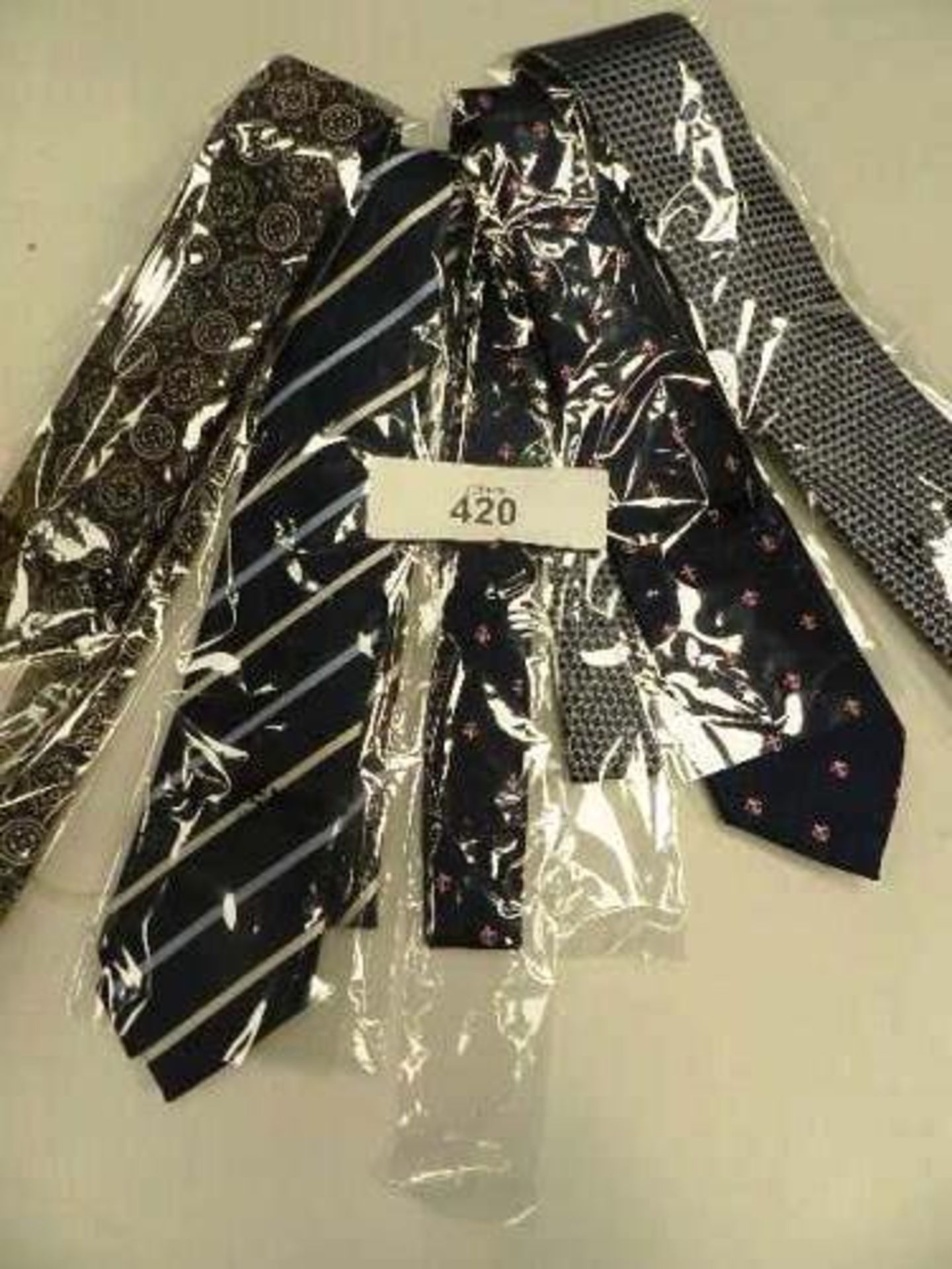 4 x T.M. Lewin ties, RRP £29.95 each - New (ES15A)