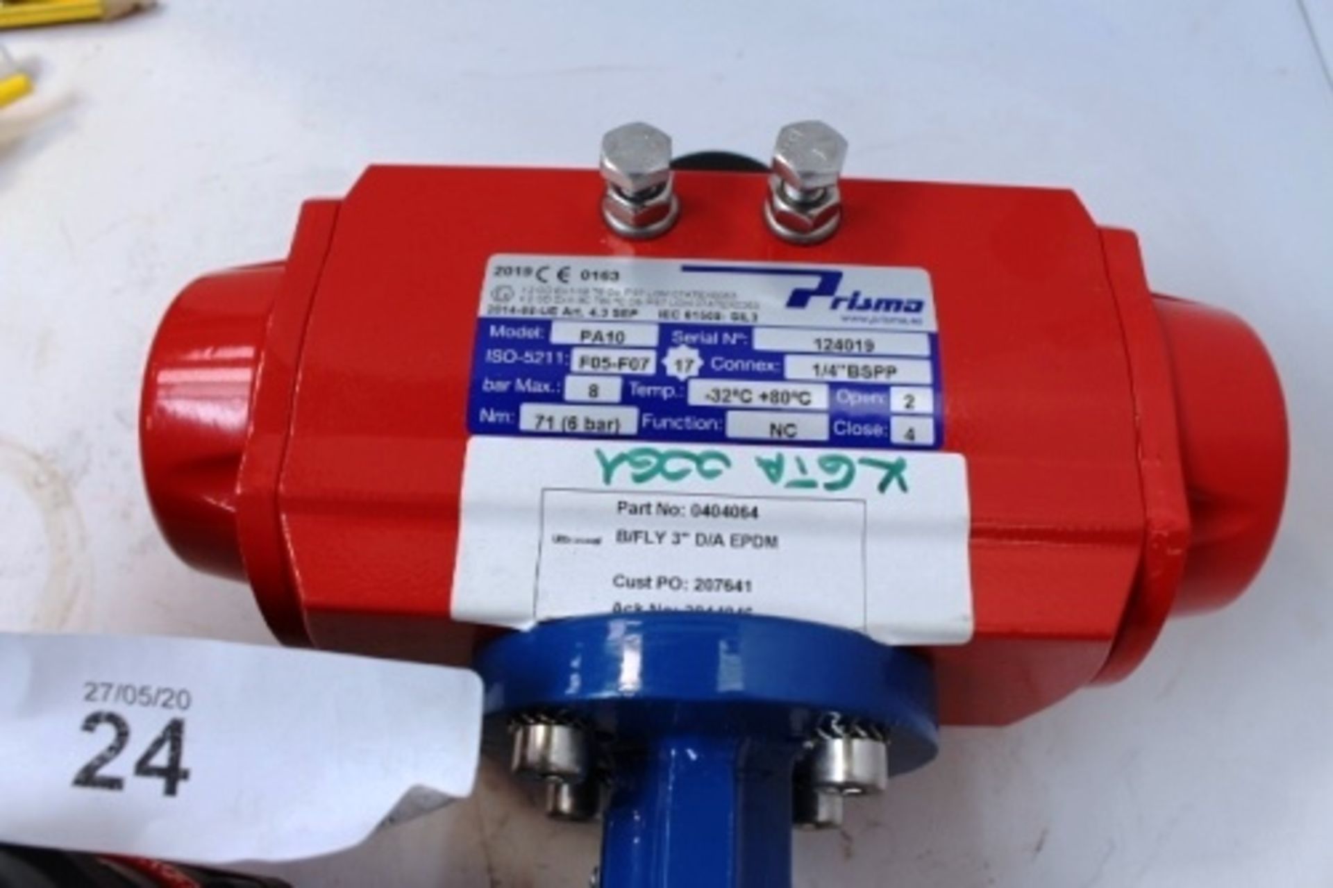 Prisma PA10 124019 electronic water valve, together with a Pratley No. 5 coupling - New (TC3) - Image 2 of 4