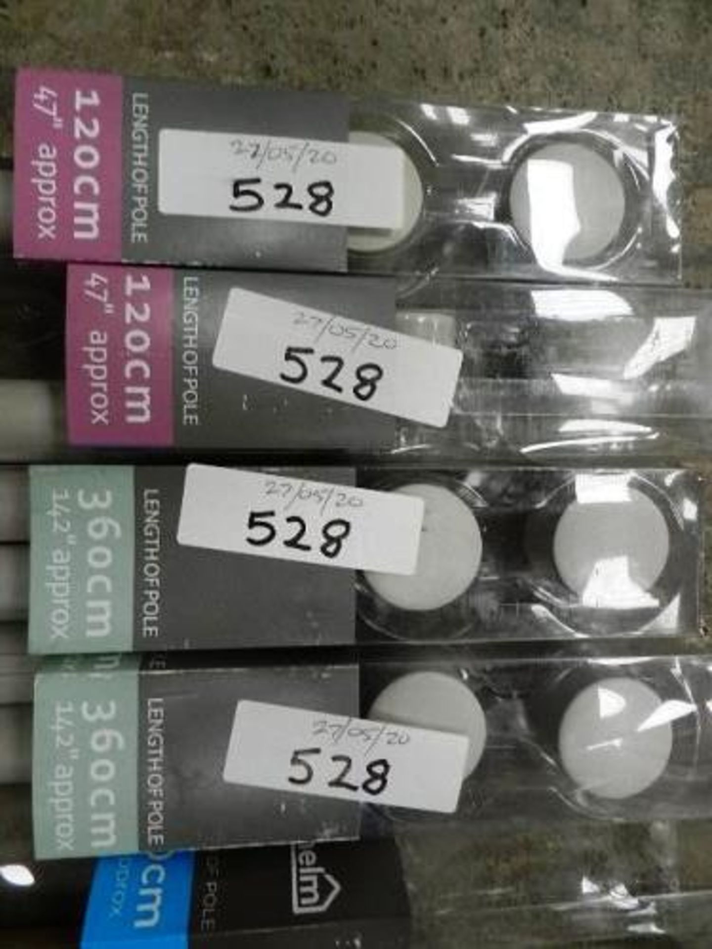 11 x assorted curtain poles comprising 2 x 360cm Dunelm Elements wooden eyelet curtain poles, 2 x - Image 5 of 6