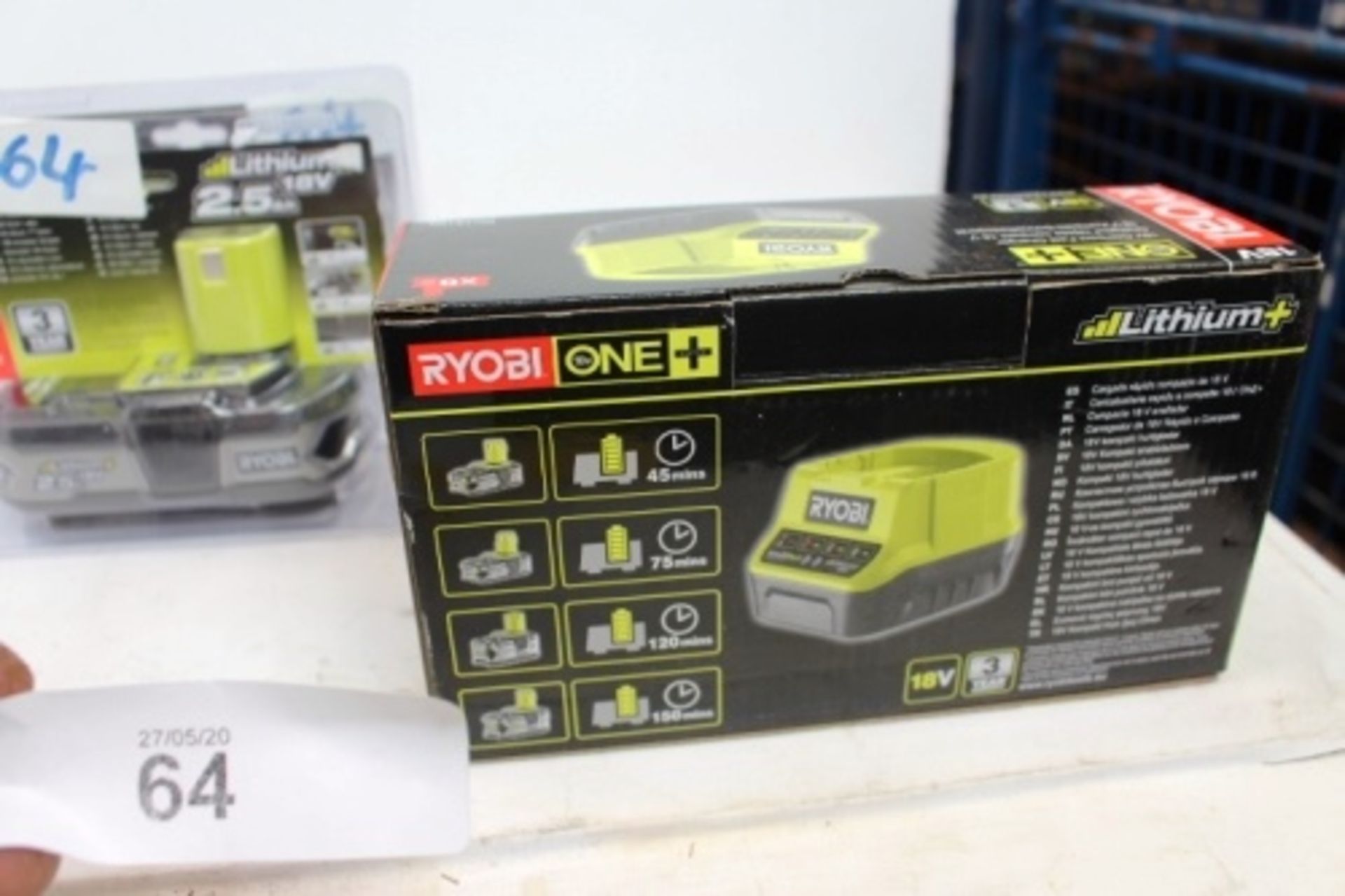 2 x Ryobi 18V, 2.5AH batteries, new, together with 1 x new and 1 x second-hand Ryobi battery - Image 2 of 2