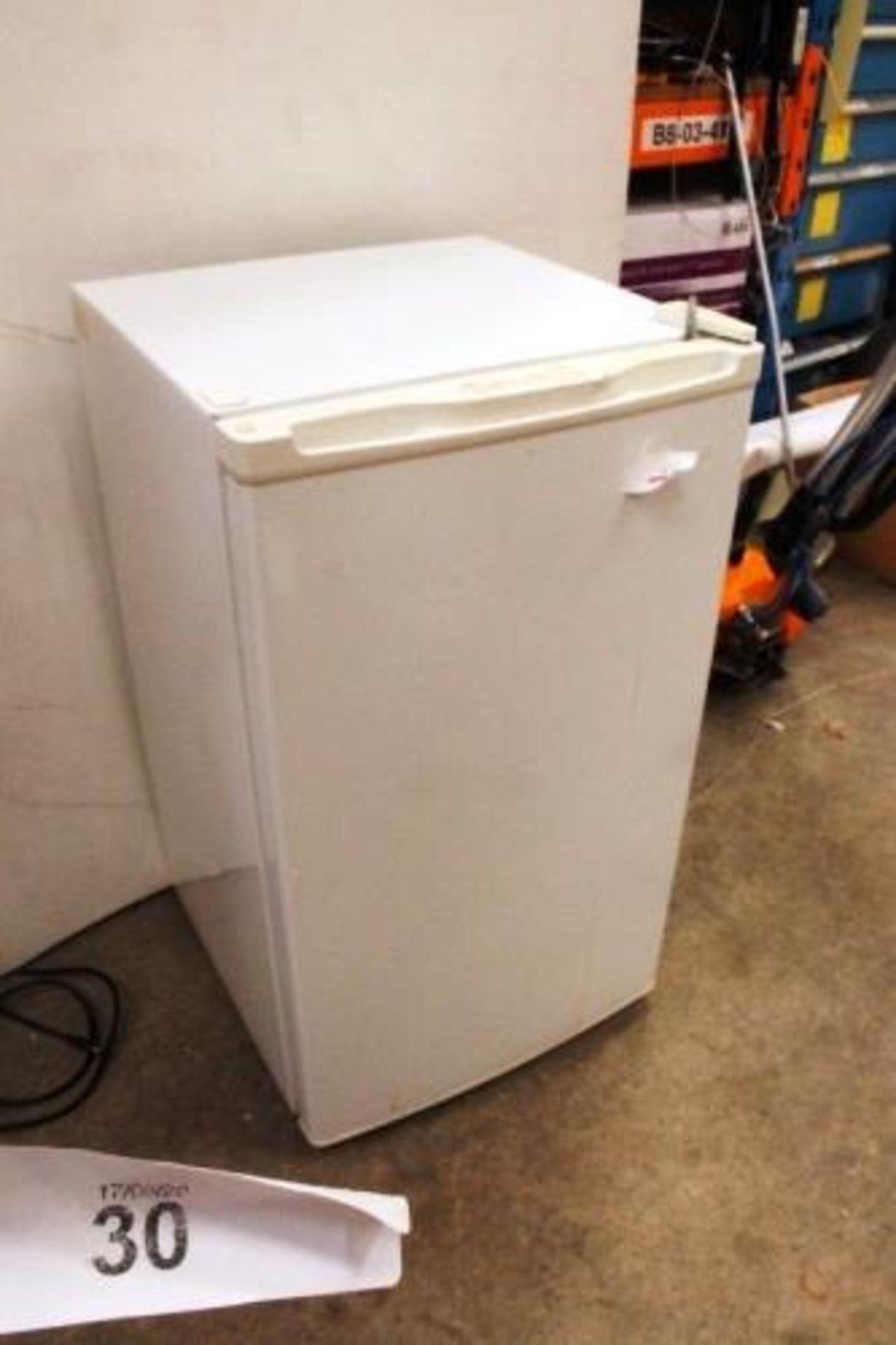 Curry Essential white domestic fridge, 240V, model CUL 48W13 - Second-hand (ES17)