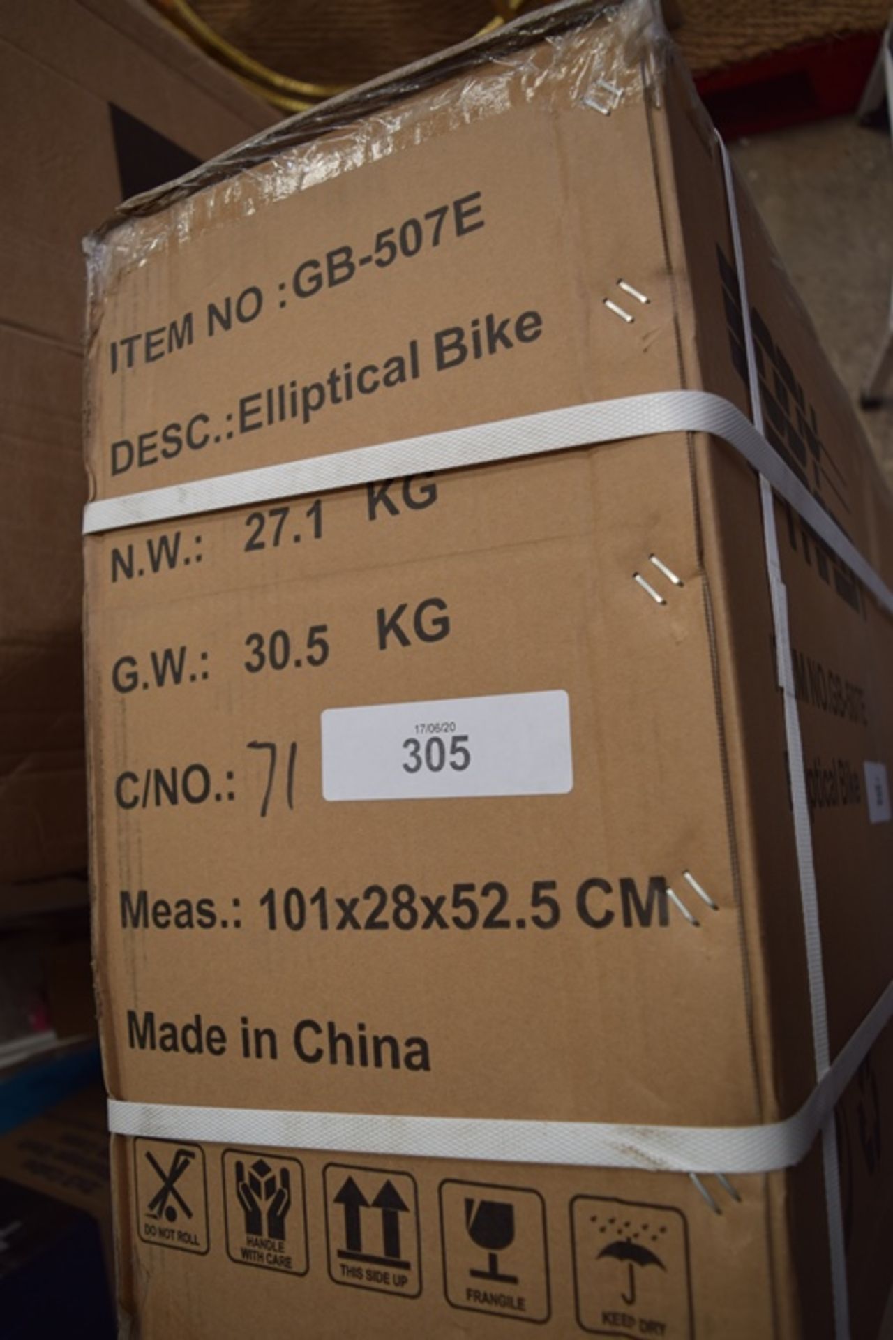 1 x Body Train Elliptical bike, model GB-507E - Sealed new in box (GS27) - Image 2 of 2
