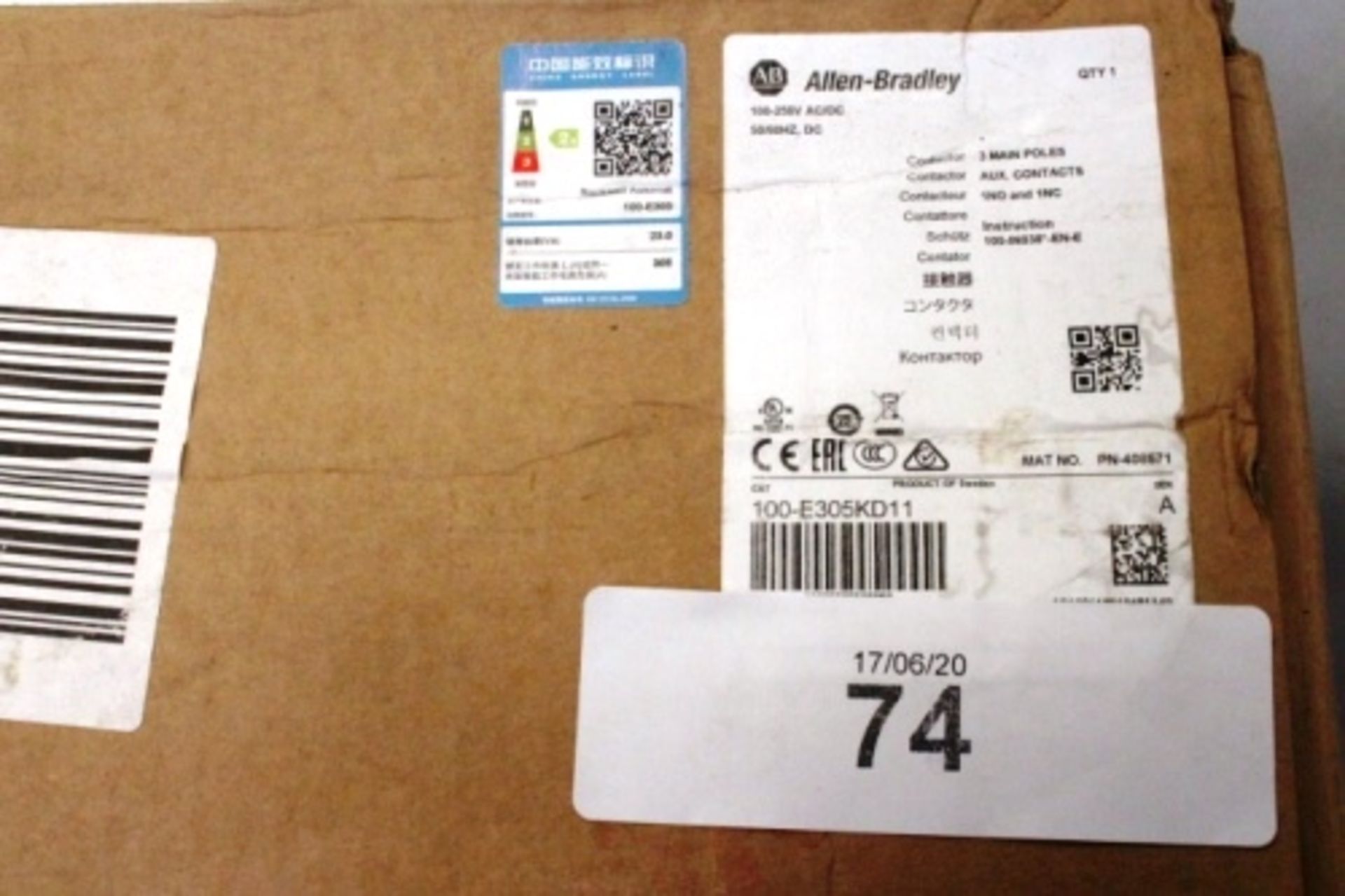 Allen Bradley automation system, model 100-E 305 control box - New in box (ES3) - Image 2 of 2