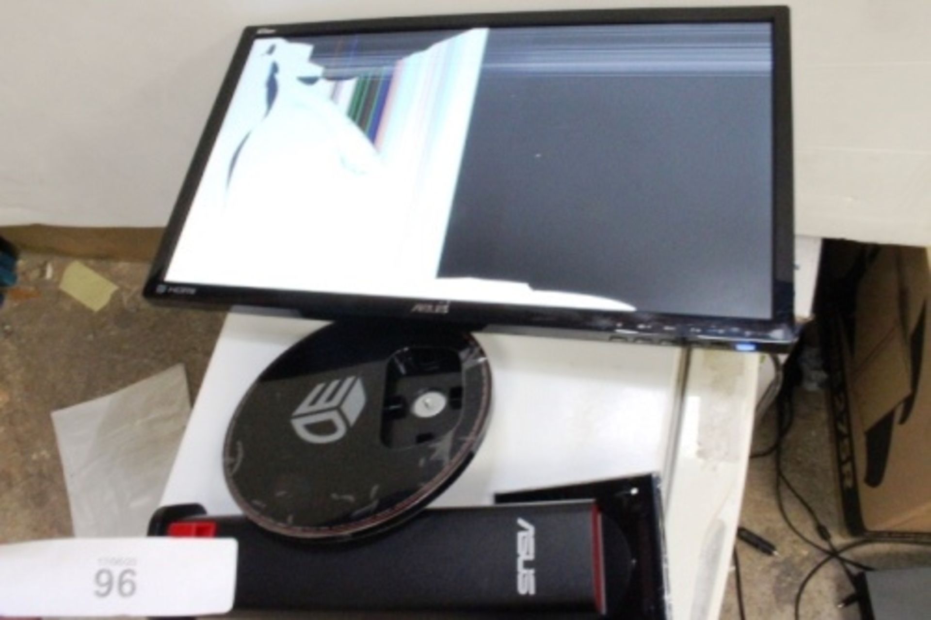 Asus VG248 wide screen monitor, cracked screen - Spares and repairs (ES6) - Image 2 of 2