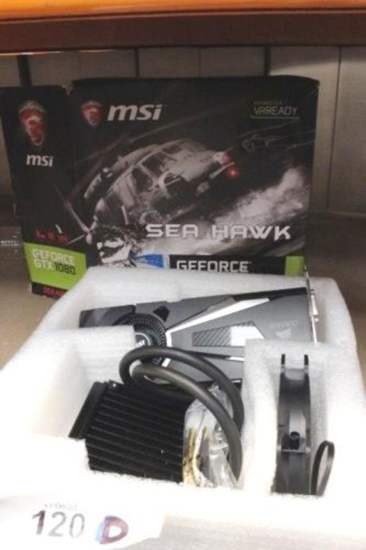 MSi Seahawk GeForce GTX-1080 graphics card, 8gb VR Ready, S.N. 1801G413-DAAA-A00 - Second-hand, - Image 2 of 4