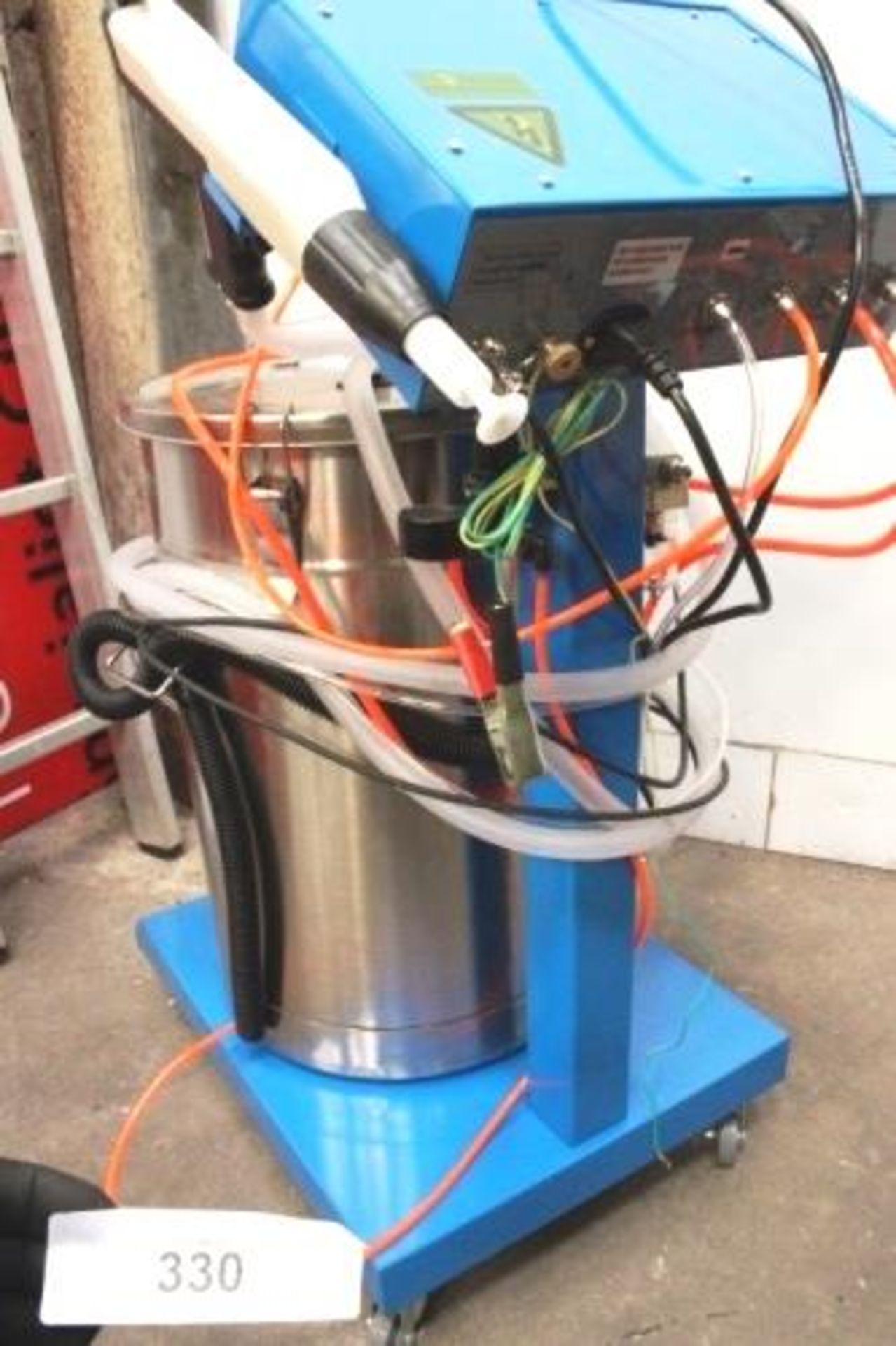 A mobile powder coating machine - New, checked complete, does not power on, untested (staff room - Image 2 of 7