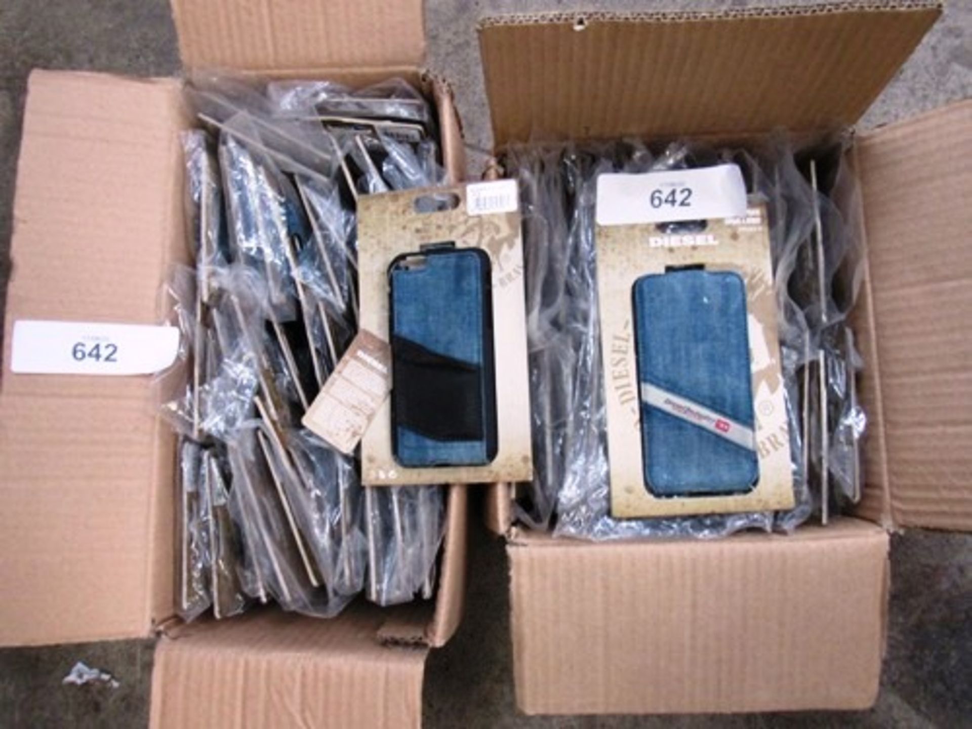 Approximately 60 x Diesel denim iPhone 6 flip covers - New (GS40A)