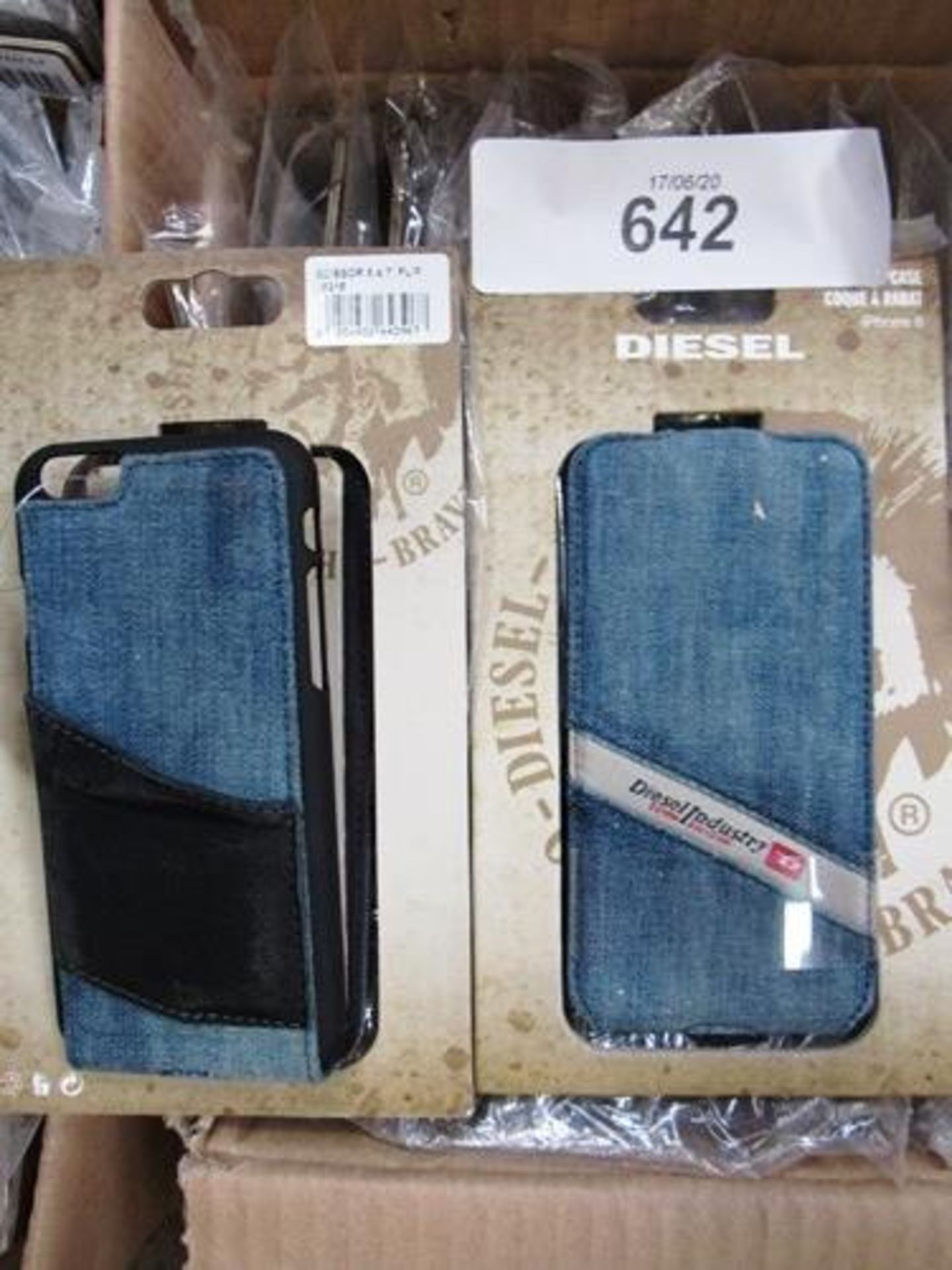 Approximately 60 x Diesel denim iPhone 6 flip covers - New (GS40A) - Image 2 of 2
