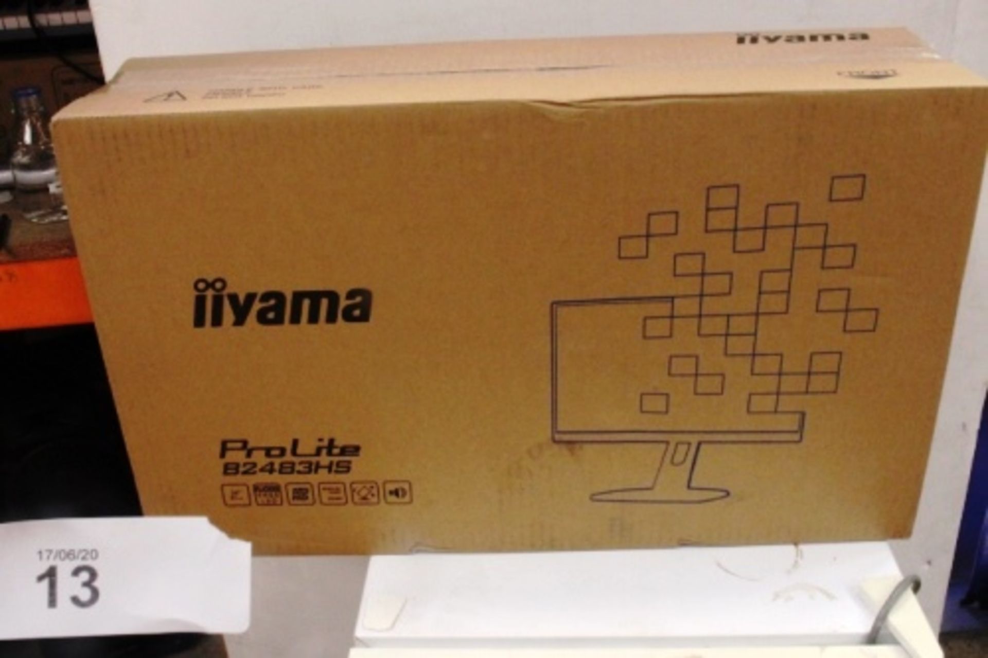 iiyama Prolite HDMI LCD monitor, part code B2483HS-B3, RRP £100.00 - Sealed new (ES18)