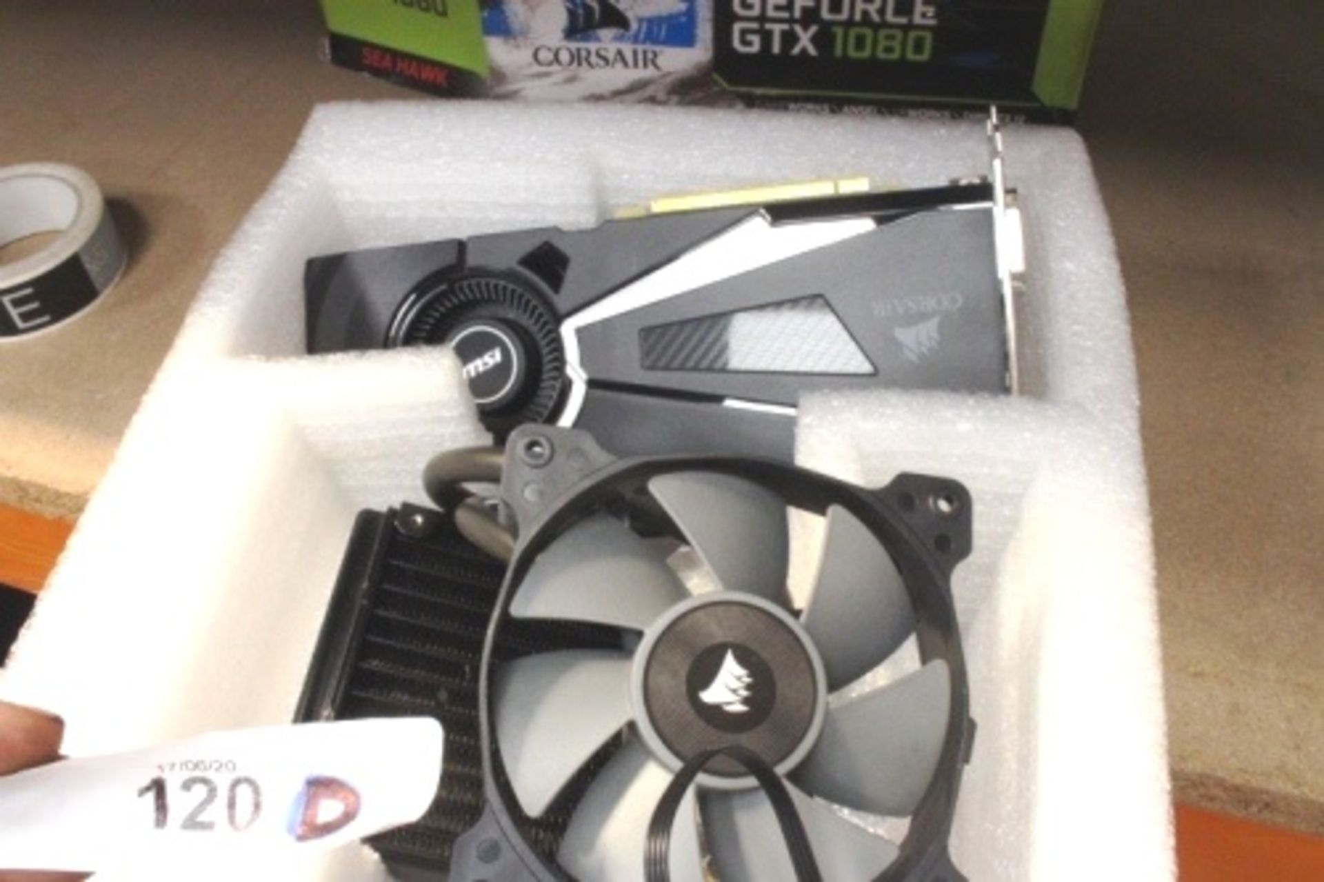 MSi Seahawk GeForce GTX-1080 graphics card, 8gb VR Ready, S.N. 1801G413-DAAA-A00 - Second-hand, - Image 4 of 4