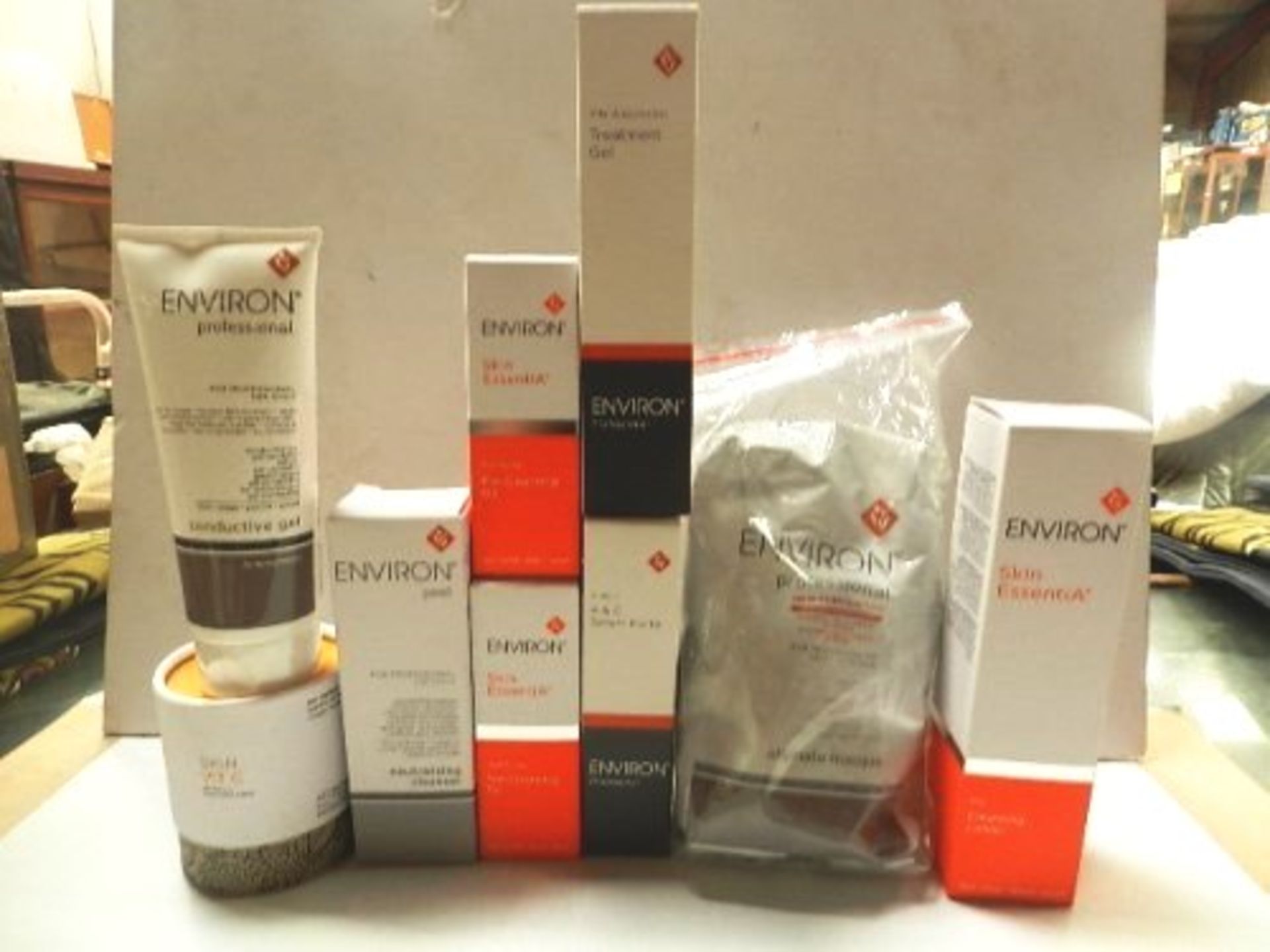 A quantity of Environ products mainly for professional use including 50ml A+C Serum, Environ