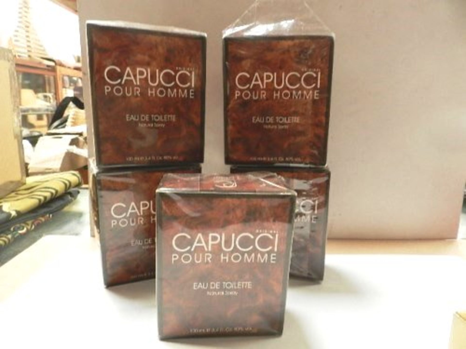 5 x 100ml EDT original Roberto Capucci Pour Homme, 1 x 100ml EDP Krizia, 1 x 75ml EDP Aqua Fresh for