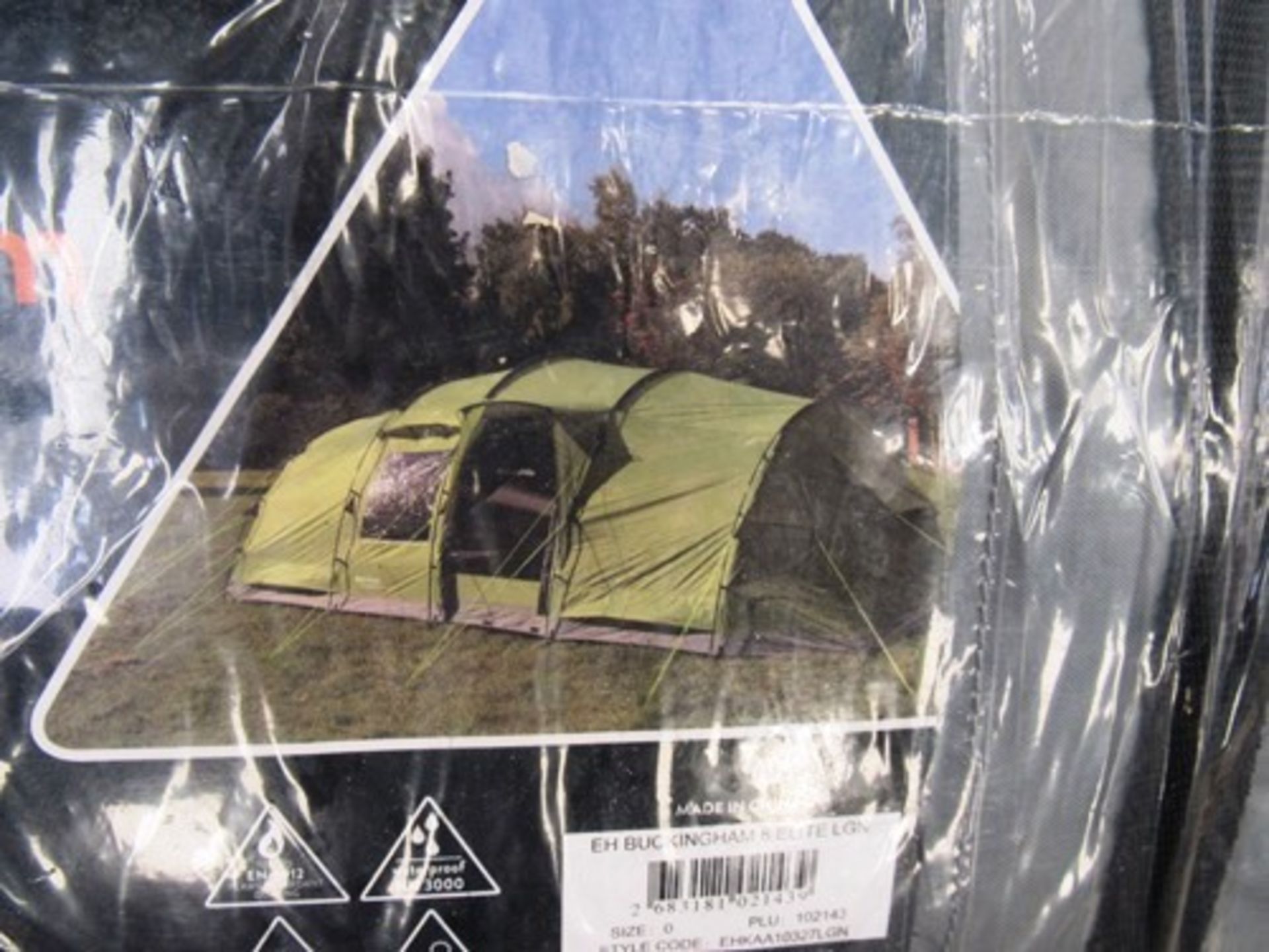 1 x Eurohike Buckingham 8 Elite tent, size 0, style code EHKAA10327LGN - New with tags (GS8) - Image 3 of 3
