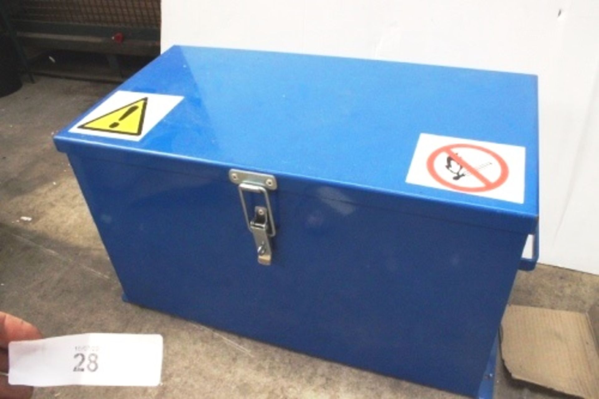 Blue explosives box, size 61cm x 36xm x 31cm - New (TC1)