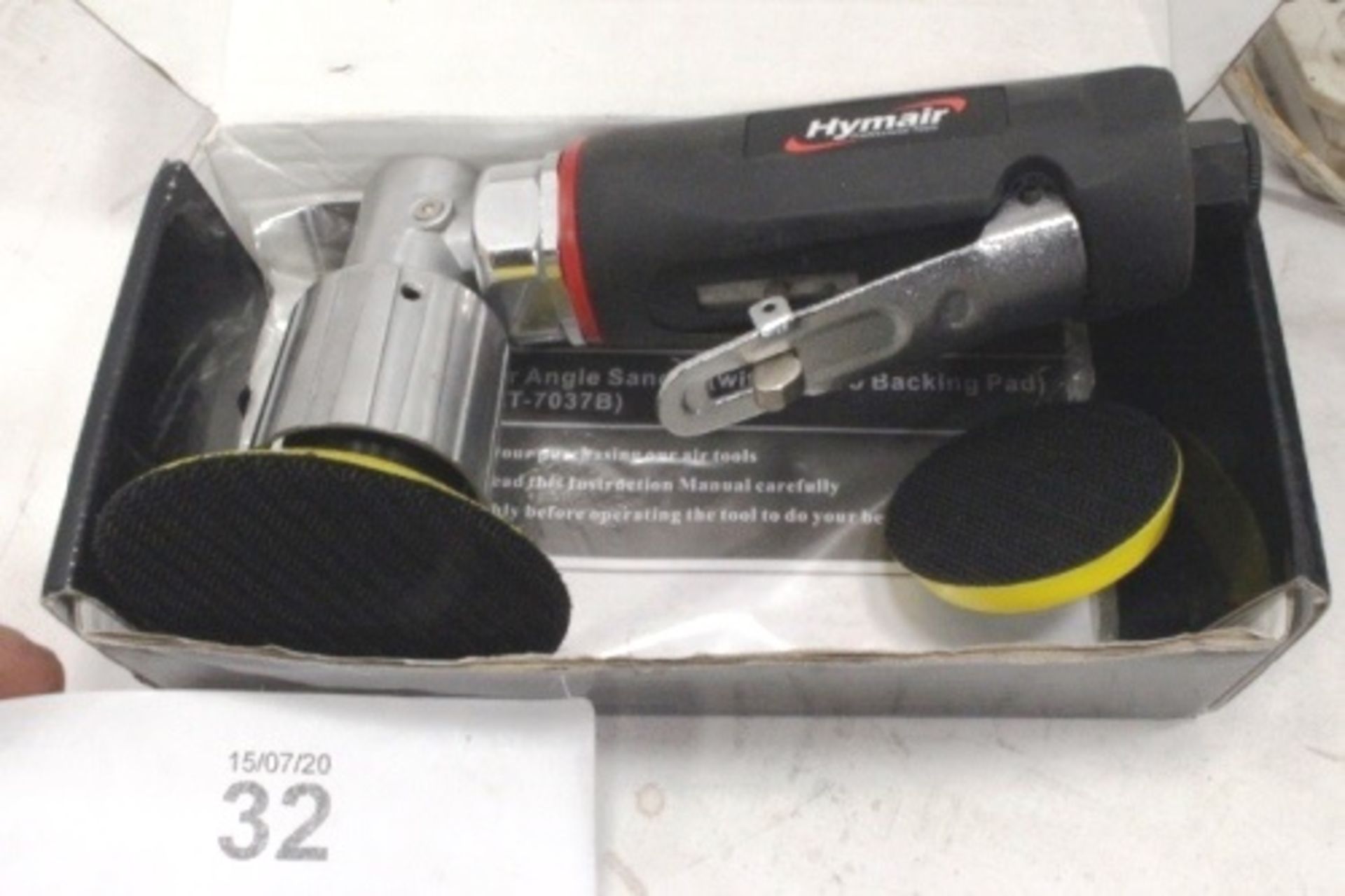 Hymair 2" air sander, new in box together with model makers pillar drill, 240Vv spares and - Image 3 of 3