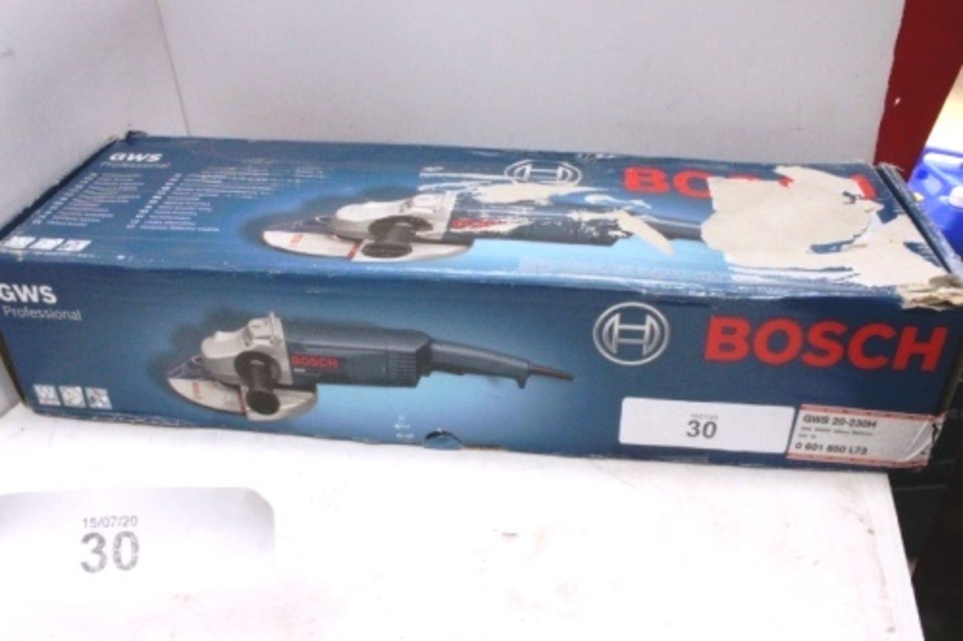 Bosch Professional 230mm angle grinder, 230V, model GWS 20-230H - Sealed new in box (TC)