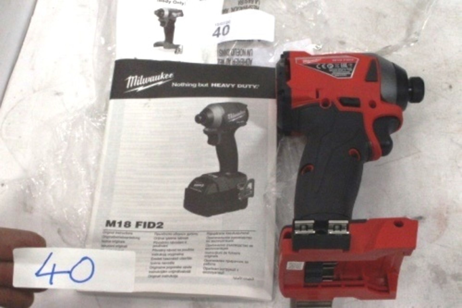 A Milwaukee 18V model FID2 impact drill, no battery - New (TC3) - Image 2 of 2