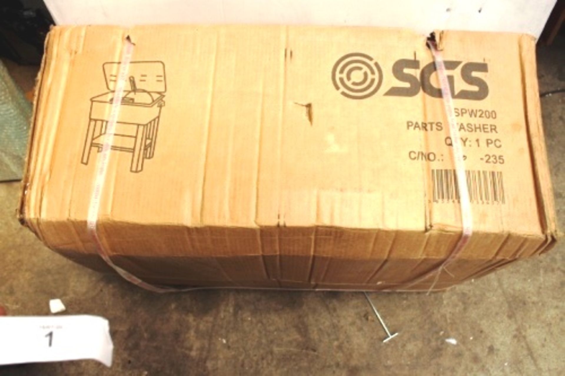 SGS parts washer, model SPW200 - New in box (TC1)