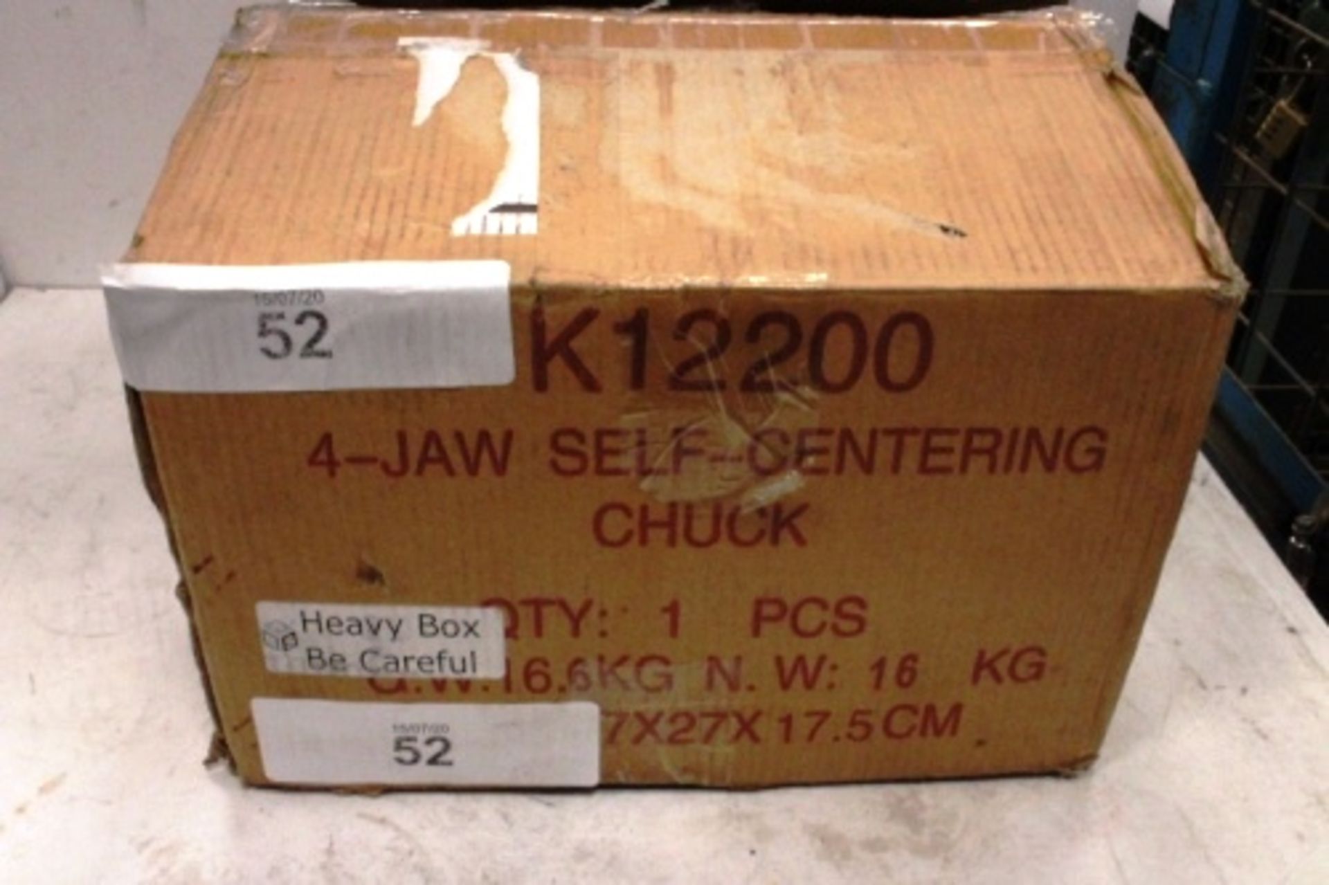 1 x 4 jaw self-centering chuck, model K12200 - New (TC4) - Image 3 of 3