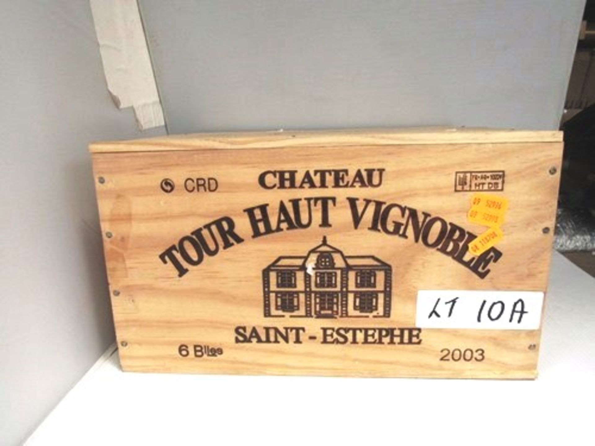 6 x Chateau Tour Haut Vignoble St-Estephe 2003 OWC (6) (GS9)