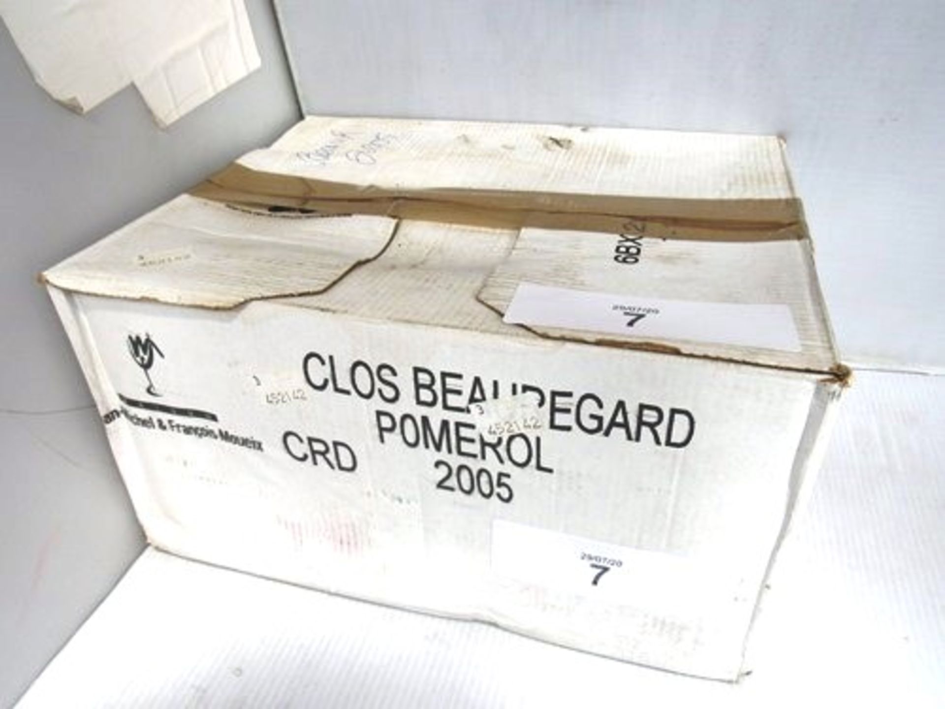 6 x Clos Beauregard Pomerol in original cartons of 6, 2005, Critic Score 89/100 - New (GS9)