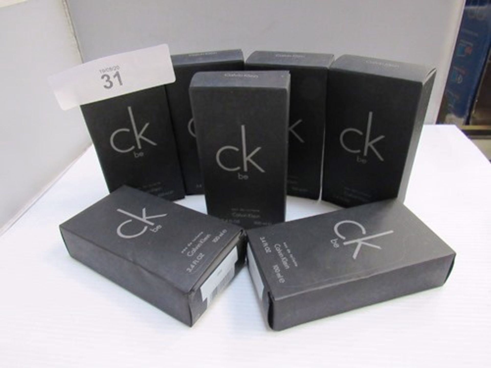 7 x 100ml EDT's of Calvin Klein BE - New (FC8)