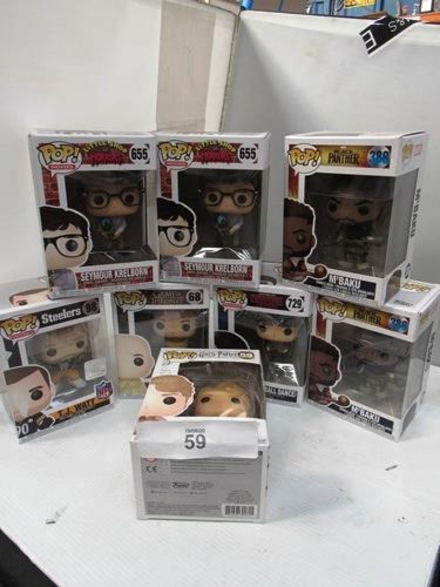 16 x assorted Funko pop vinyl figures including those from movies, games, animation, TV, sport - New