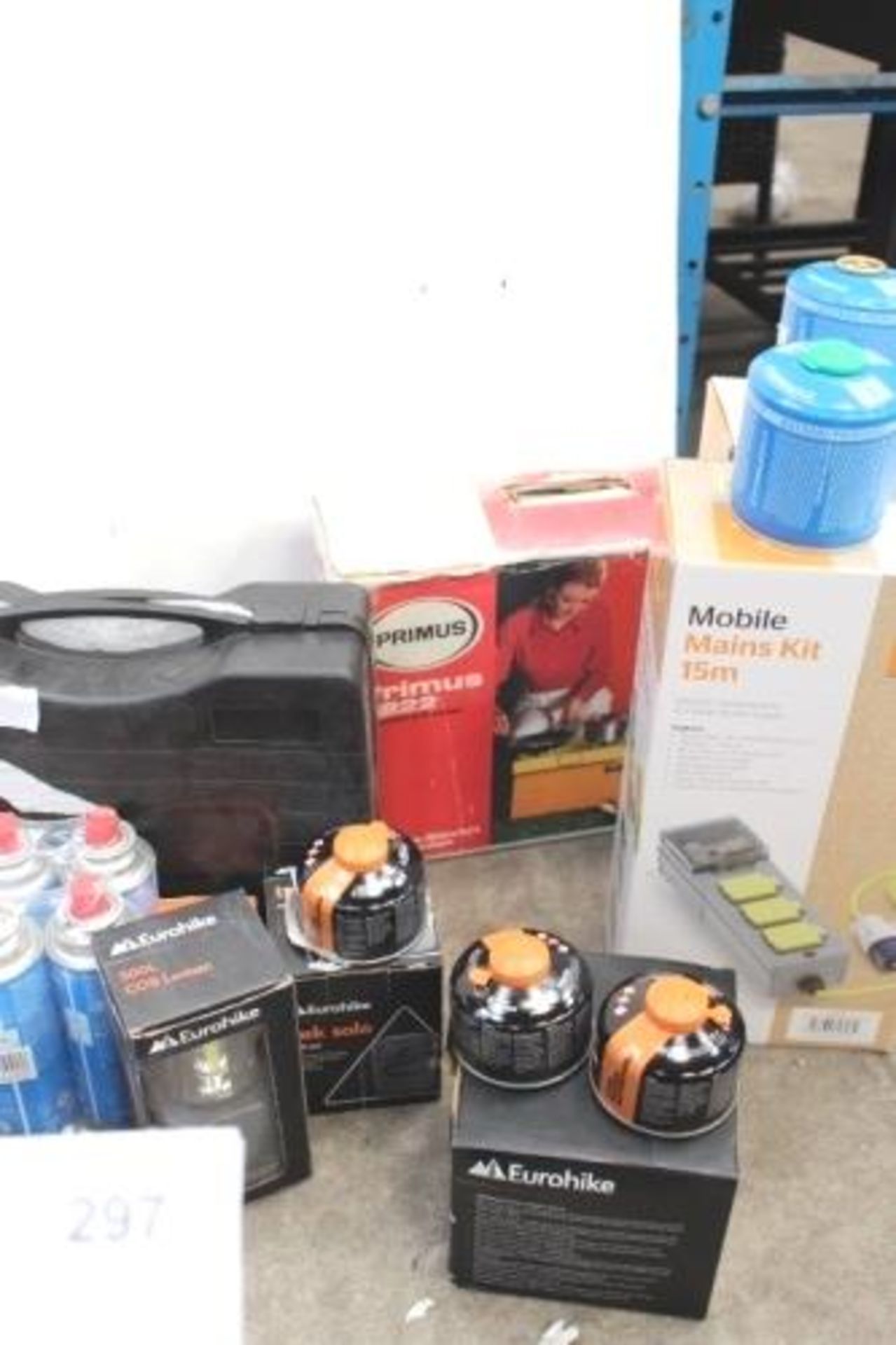 A quantity of camping items including Eurohike folding BBQ, kettle, cob lantern, Solo cook set, 2 - Image 3 of 3